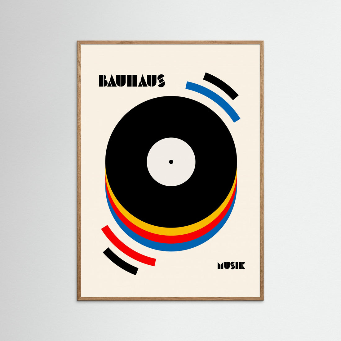 Bauhaus Musik Retro Illustration by Retrodrome