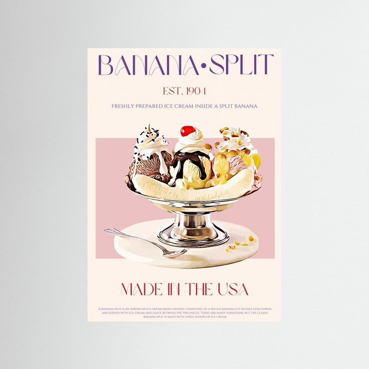 23ratiobananasplitprint by Nazma Khokhar