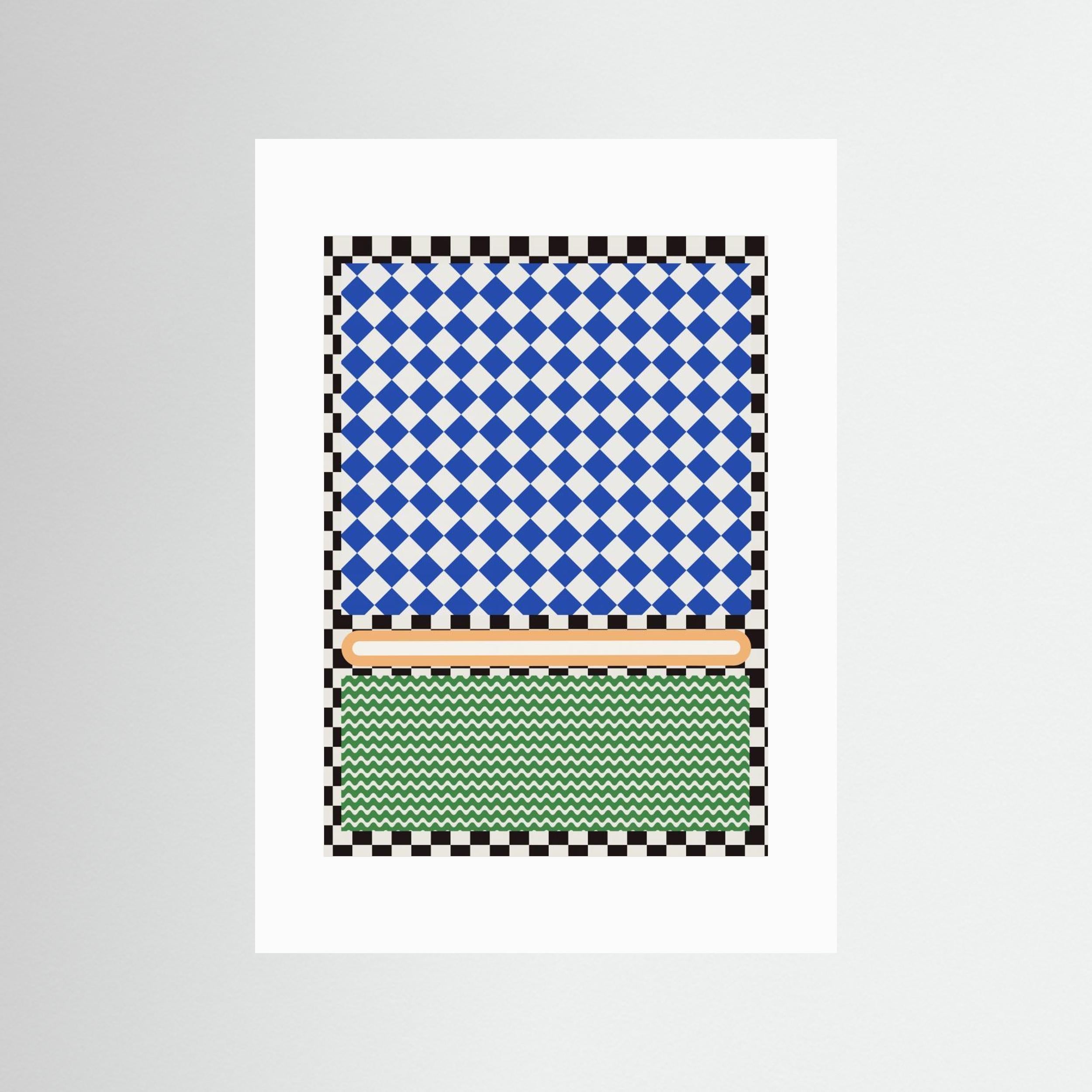 Checkered rothko inspirration by Little Dean