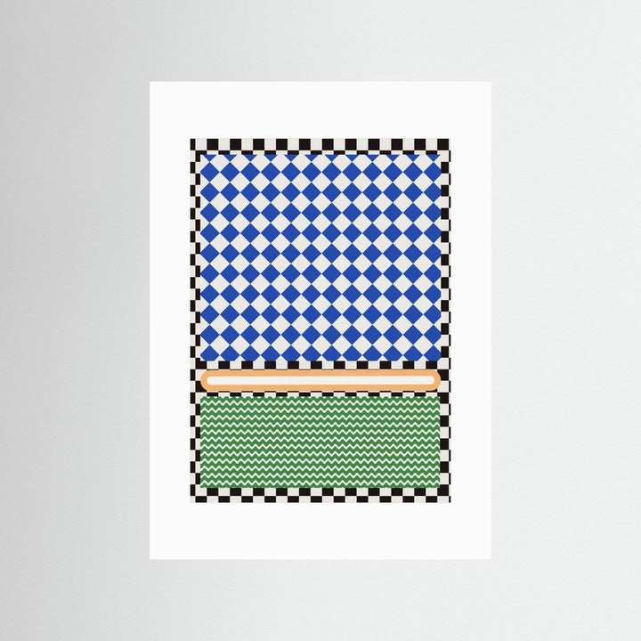 Checkered rothko inspirration by Little Dean