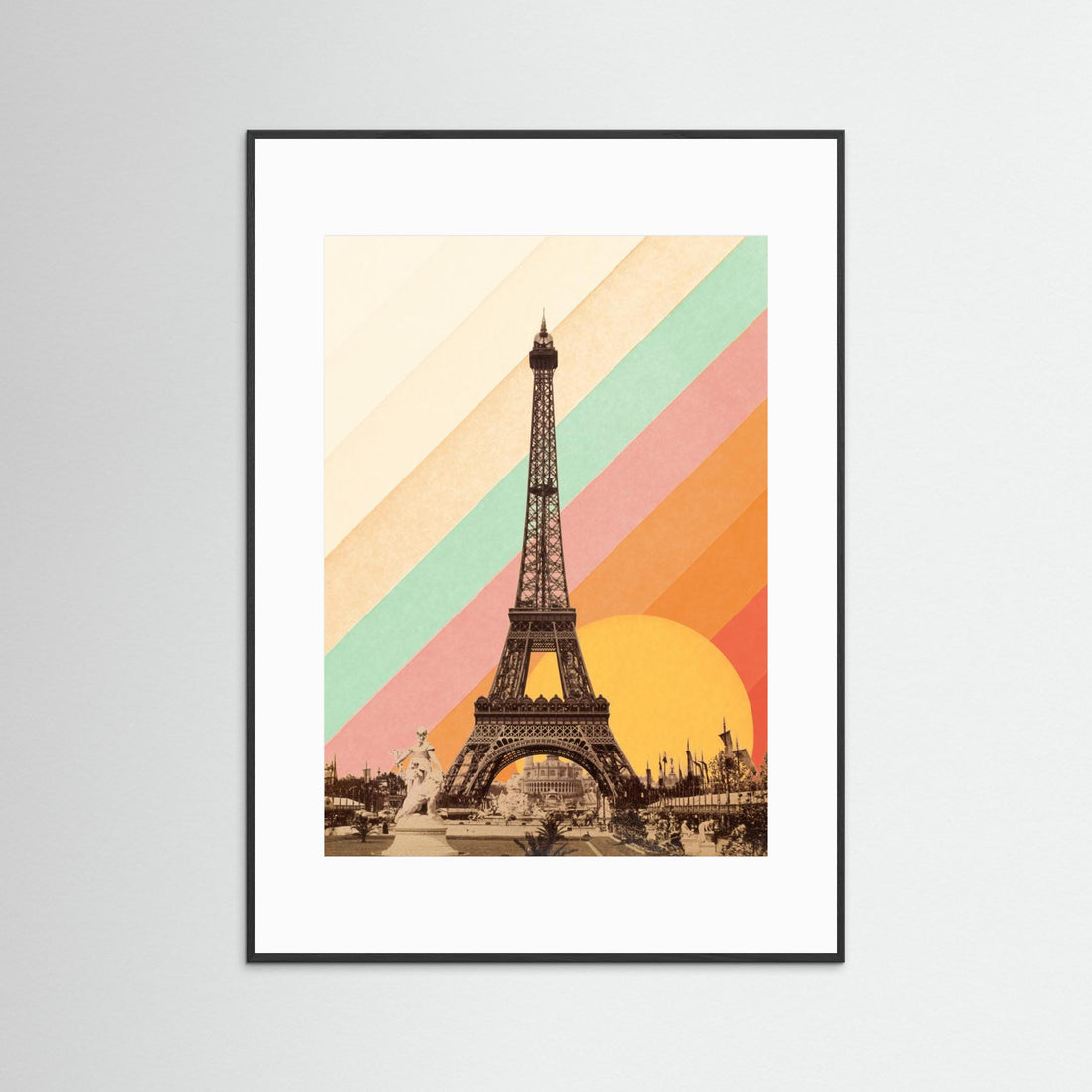 Eiffel Tower Rainbow by Florent Bodart