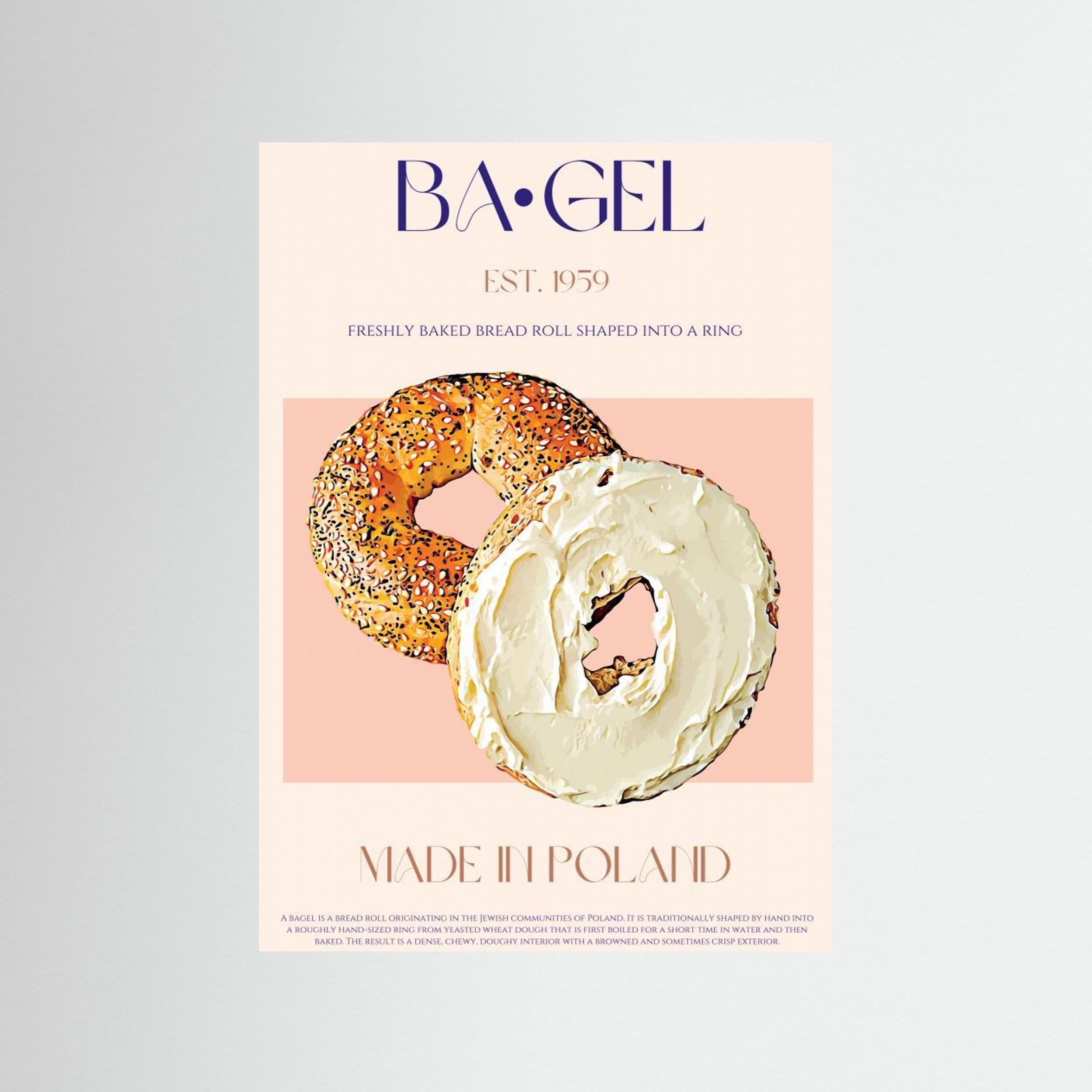 23ratiobagelprint by Nazma Khokhar