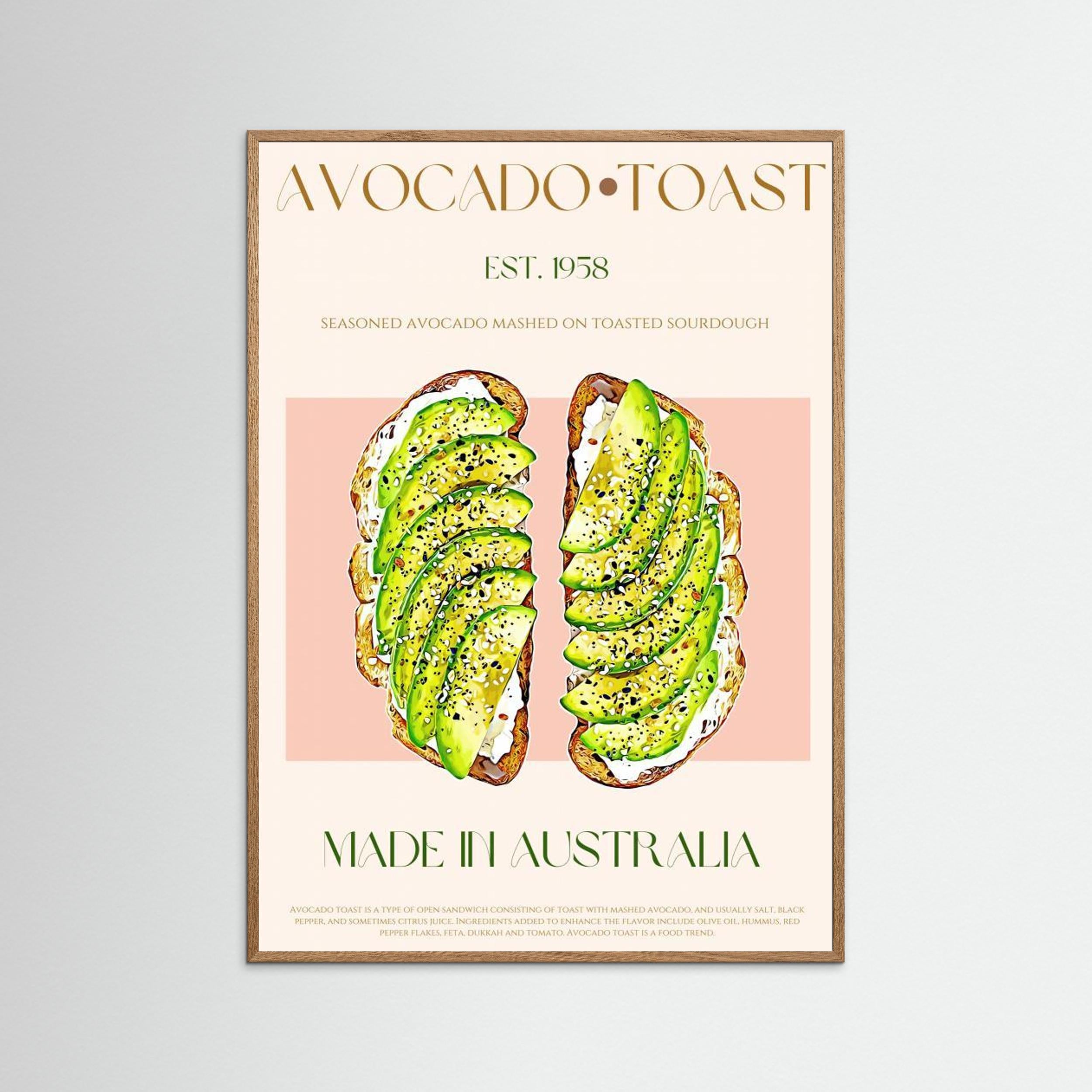23ratioavocadotoastprint by Nazma Khokhar