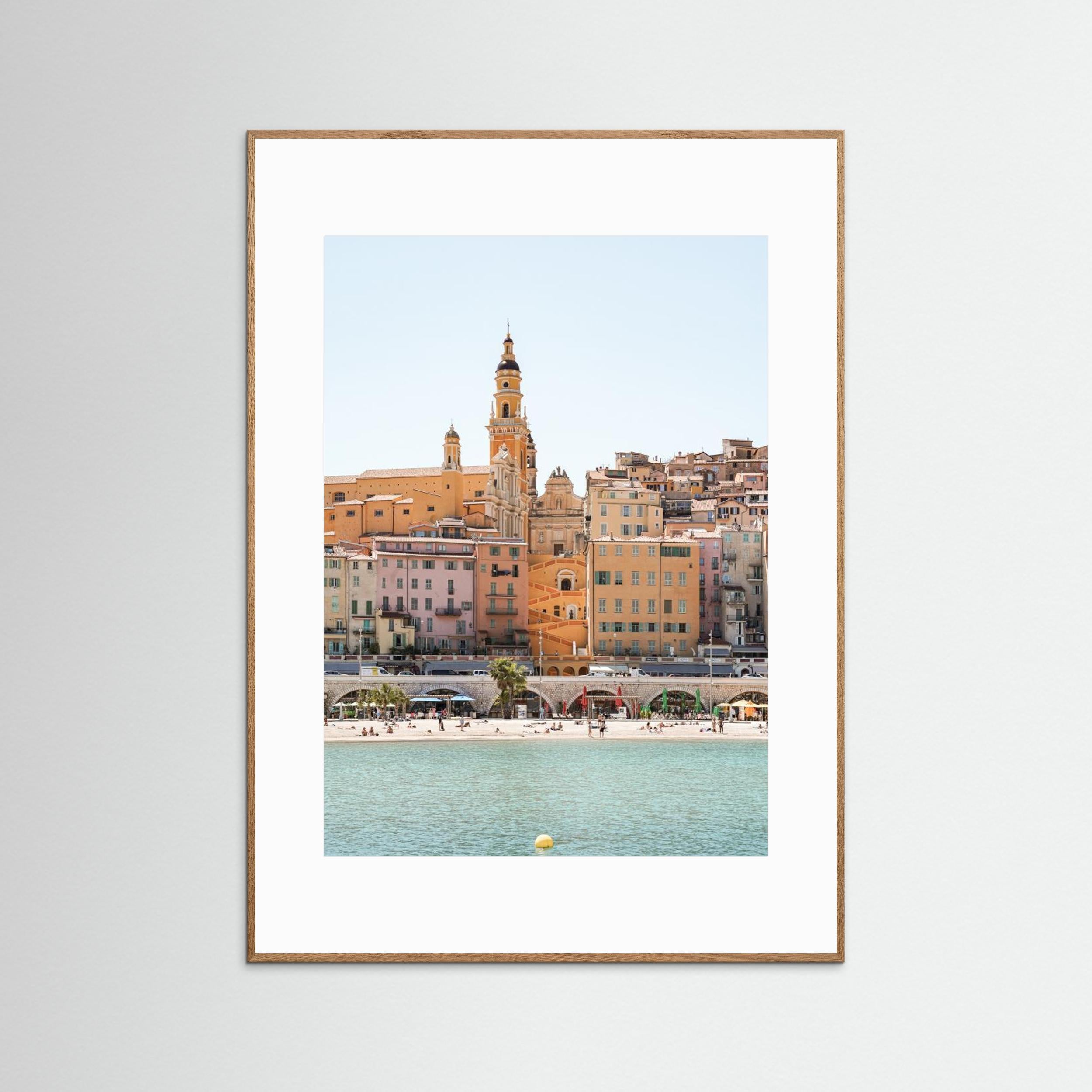 Skyline of Menton by Henrike Schenk