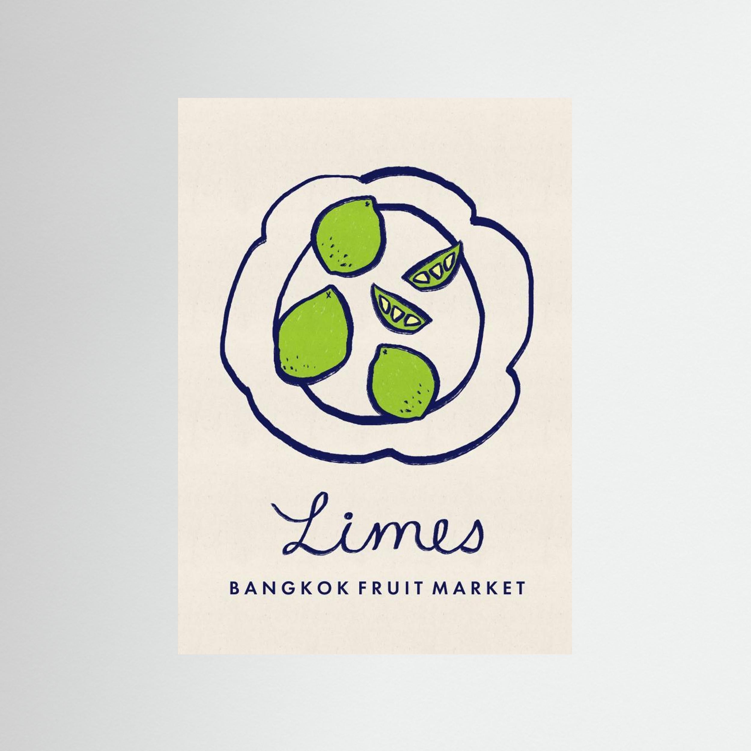 Limes Bangkok Food Market Thailand by Dirkie Nell