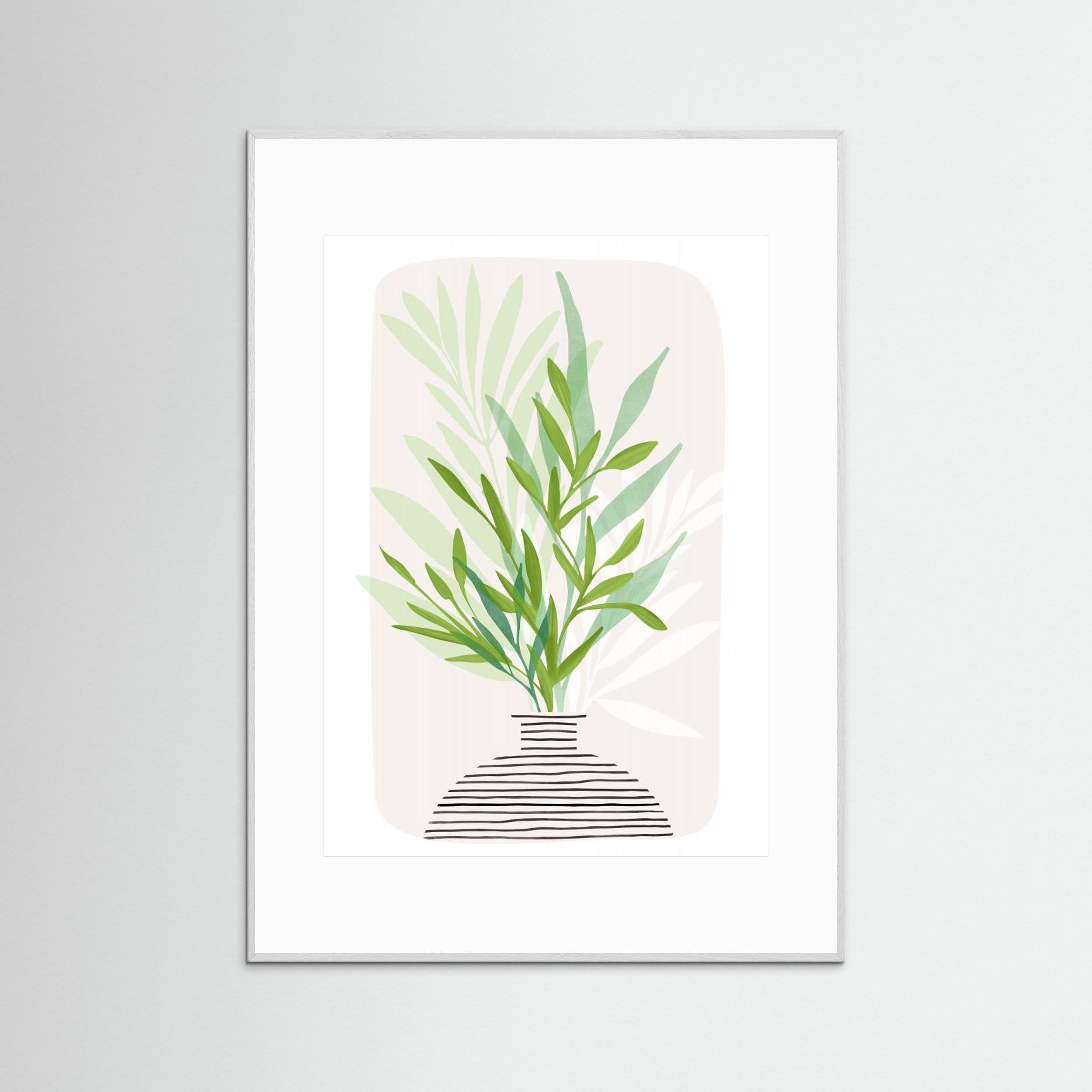 Painted Olive Branch Still Life by Kristian Gallagher