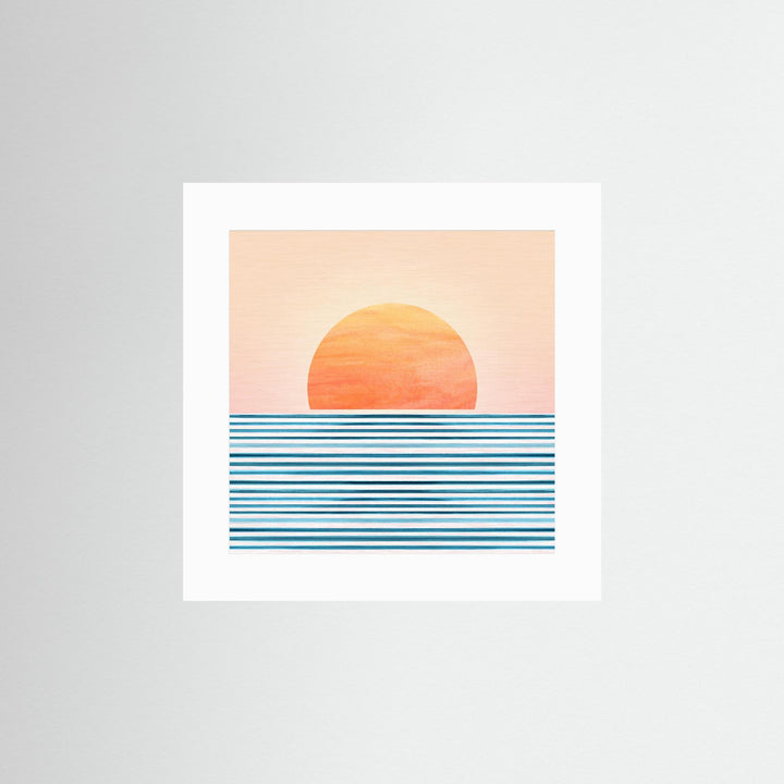 Minimalist Sunset 1 by Kristian Gallagher