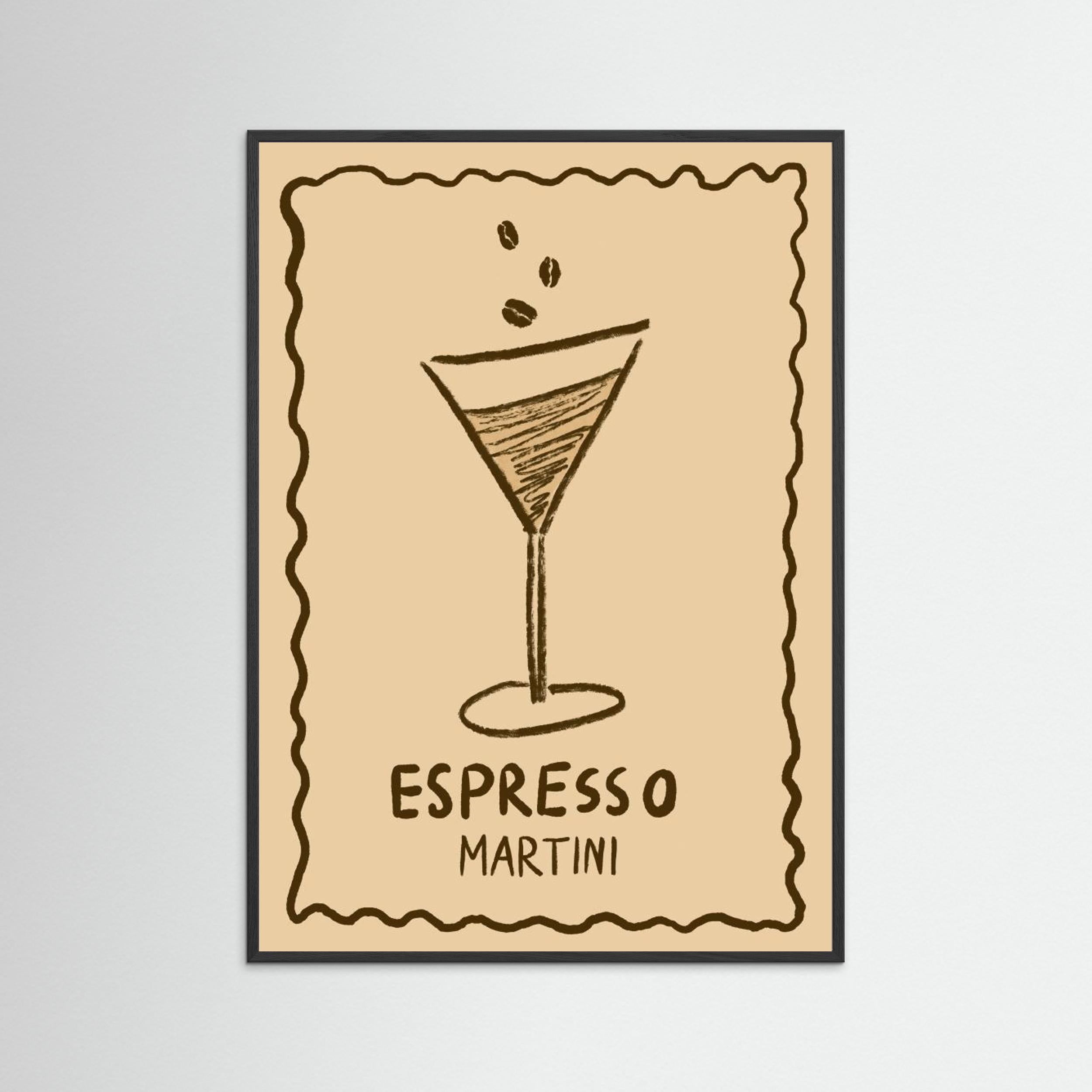 Poster Espresso Martini Up by Studio Dolci