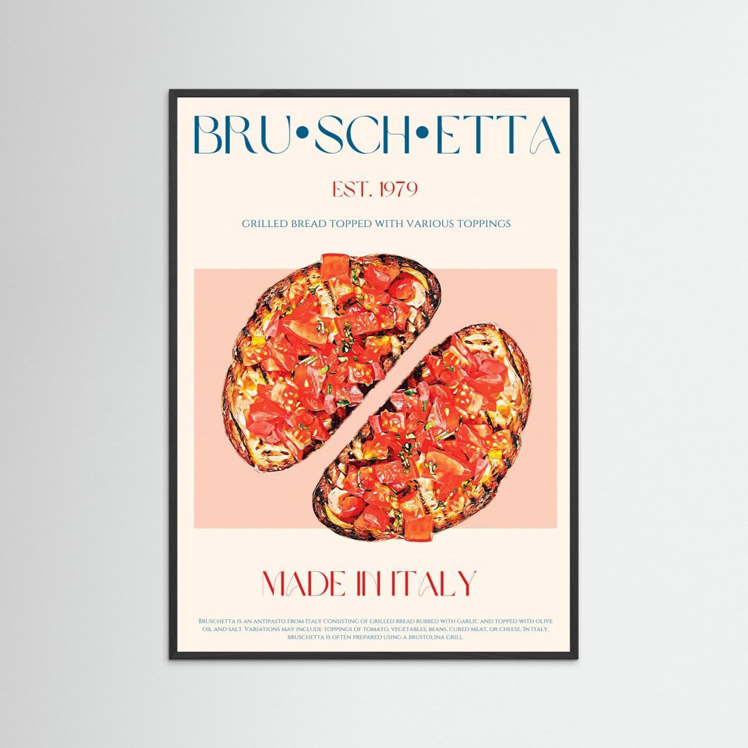 23ratiobruschettaprint by Nazma Khokhar