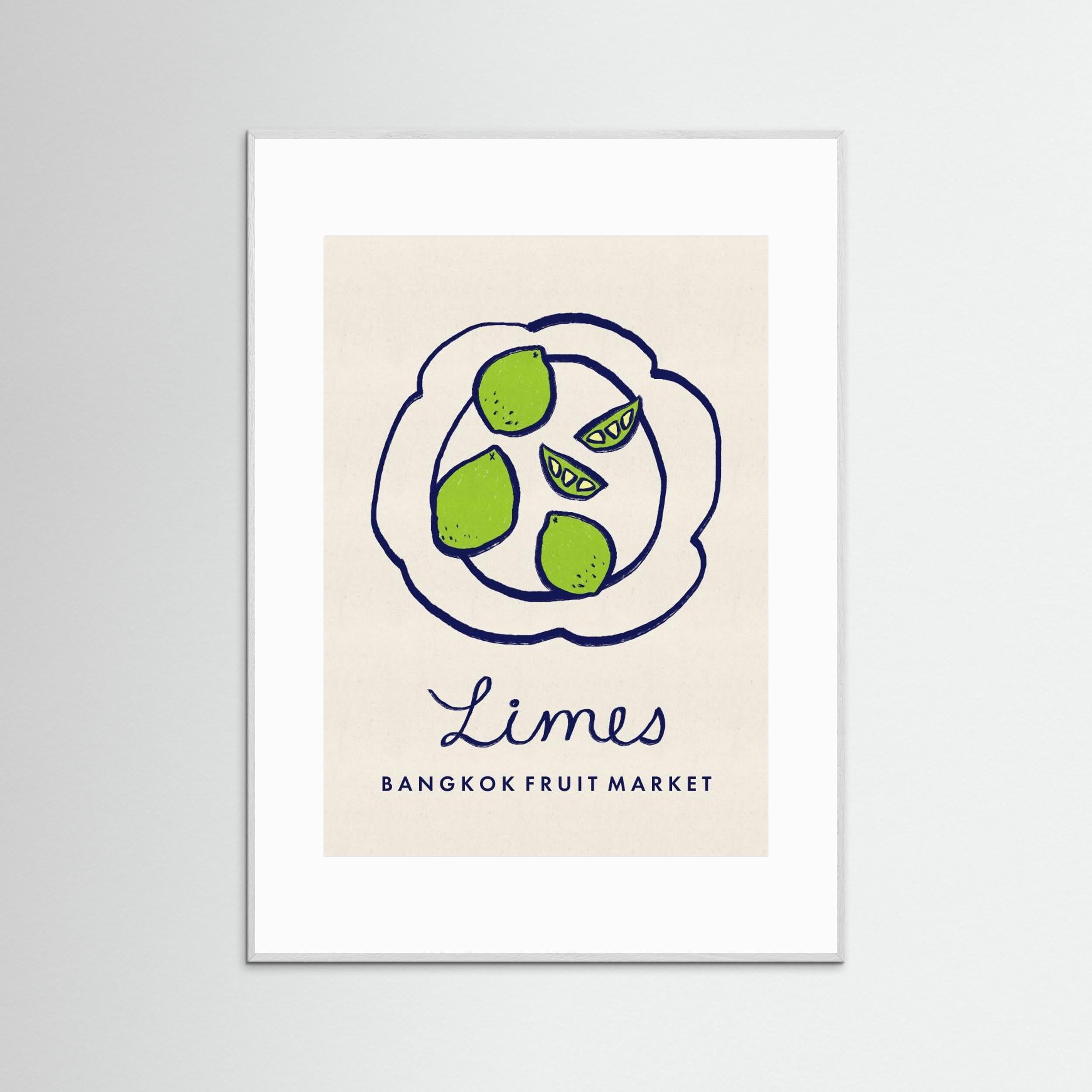 Limes Bangkok Food Market Thailand by Dirkie Nell