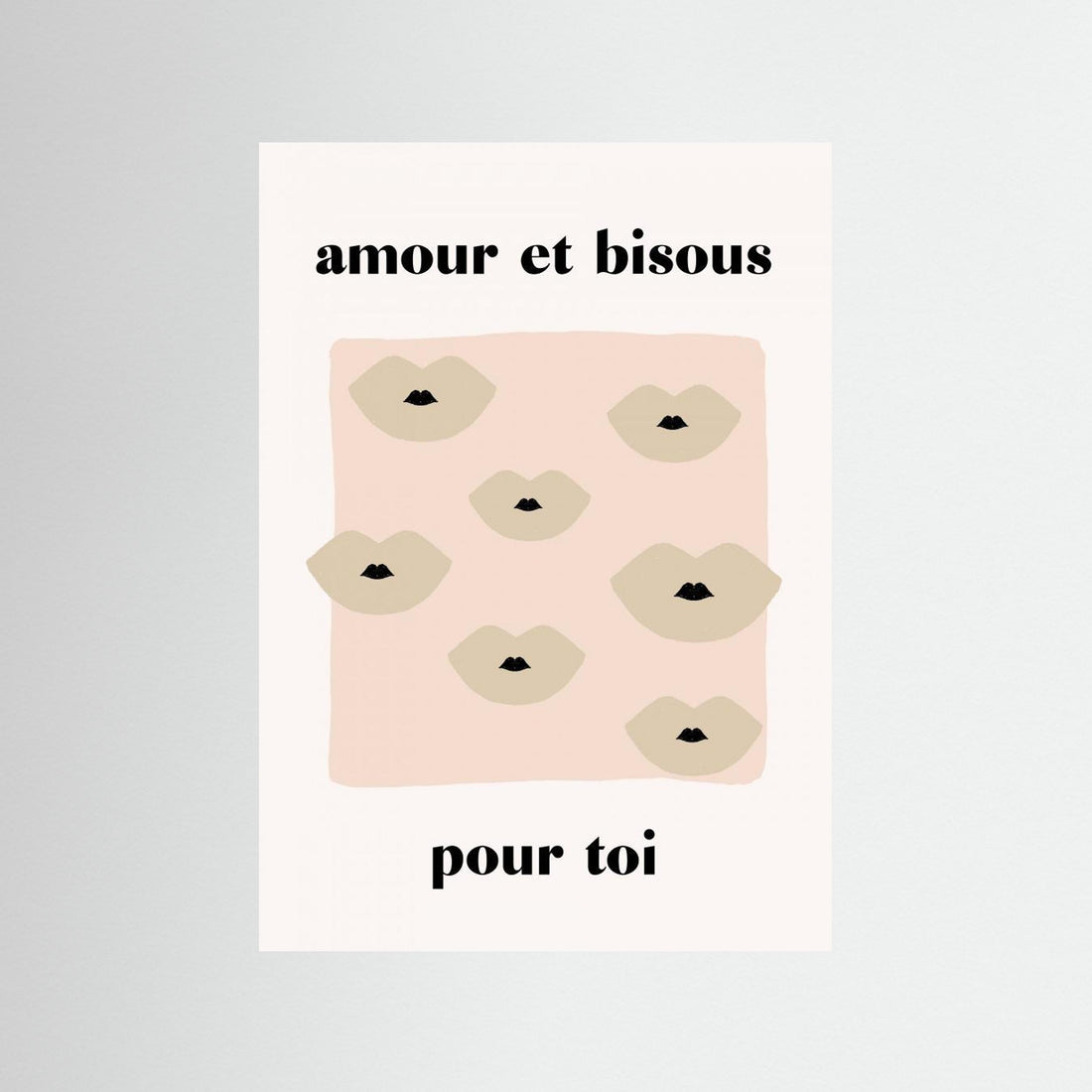 French Kiss Poster by Aislinn Simmonds