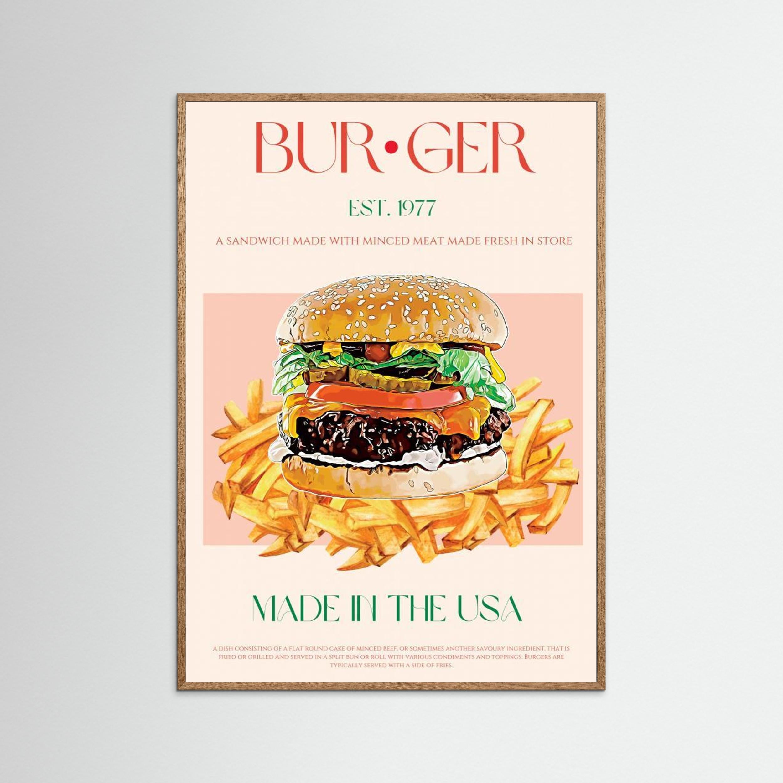 23ratioburgerprint by Nazma Khokhar