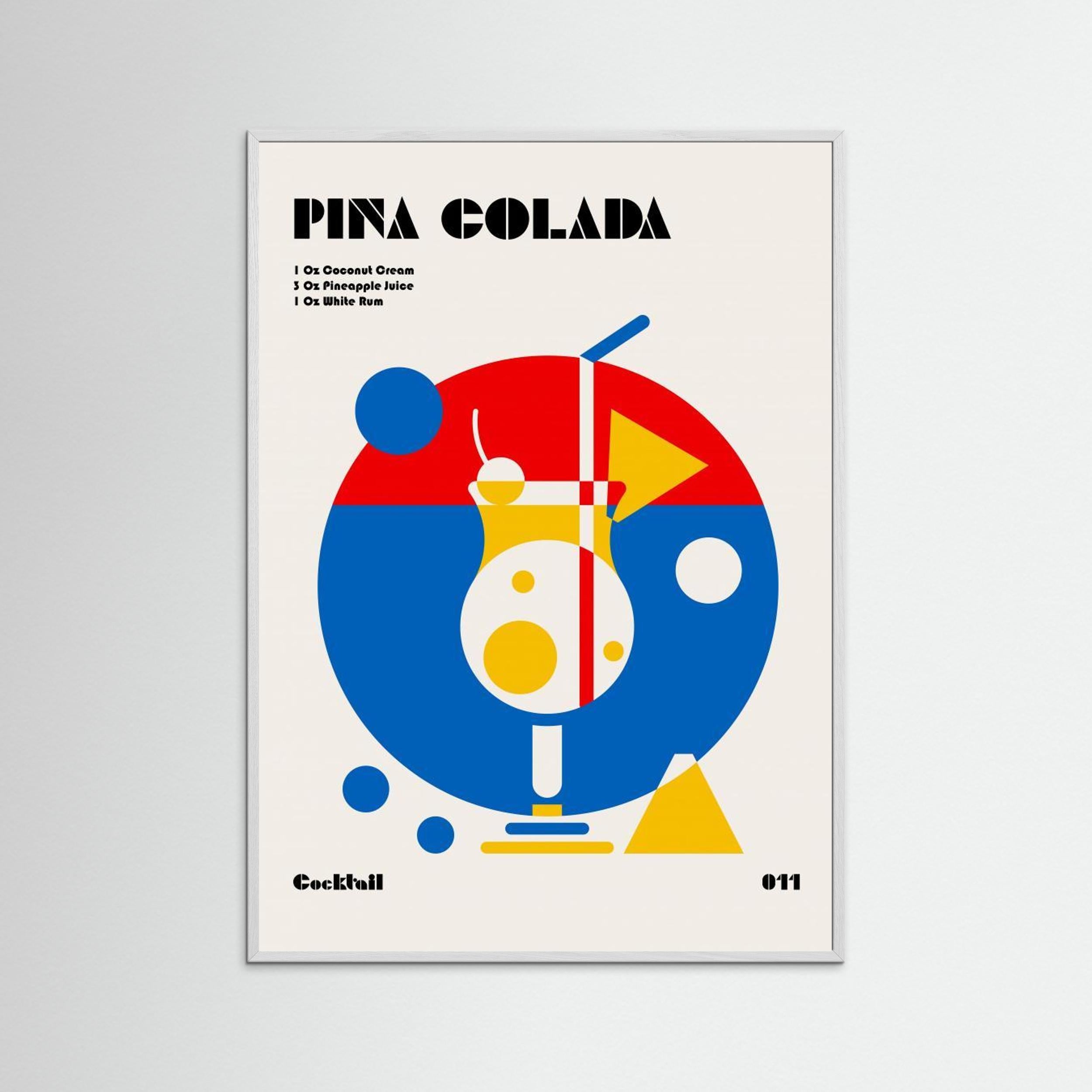 Pina Colada Bauhaus Cocktail by Retrodrome