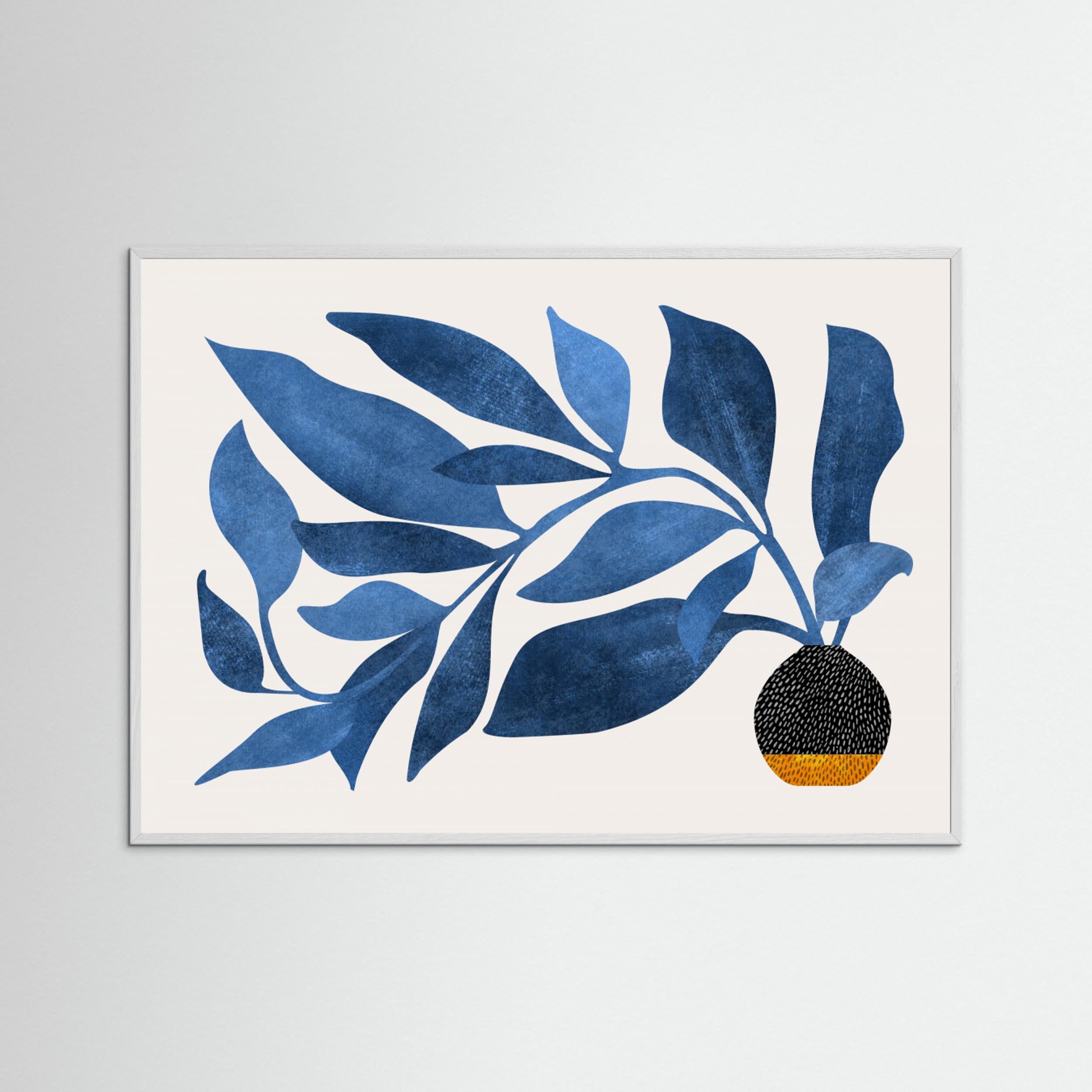 Wandering Ivy in Blue by Kristian Gallagher