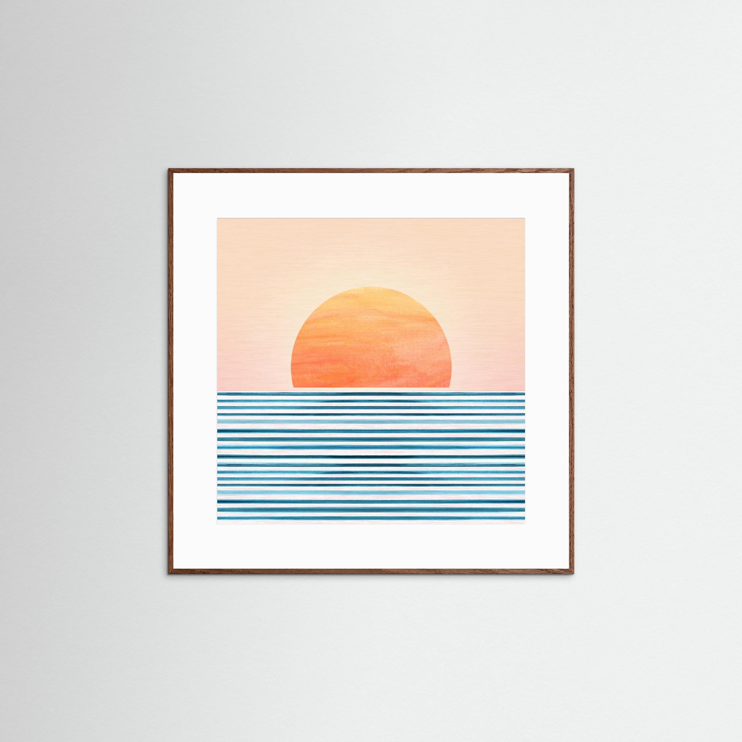 Minimalist Sunset 1 by Kristian Gallagher