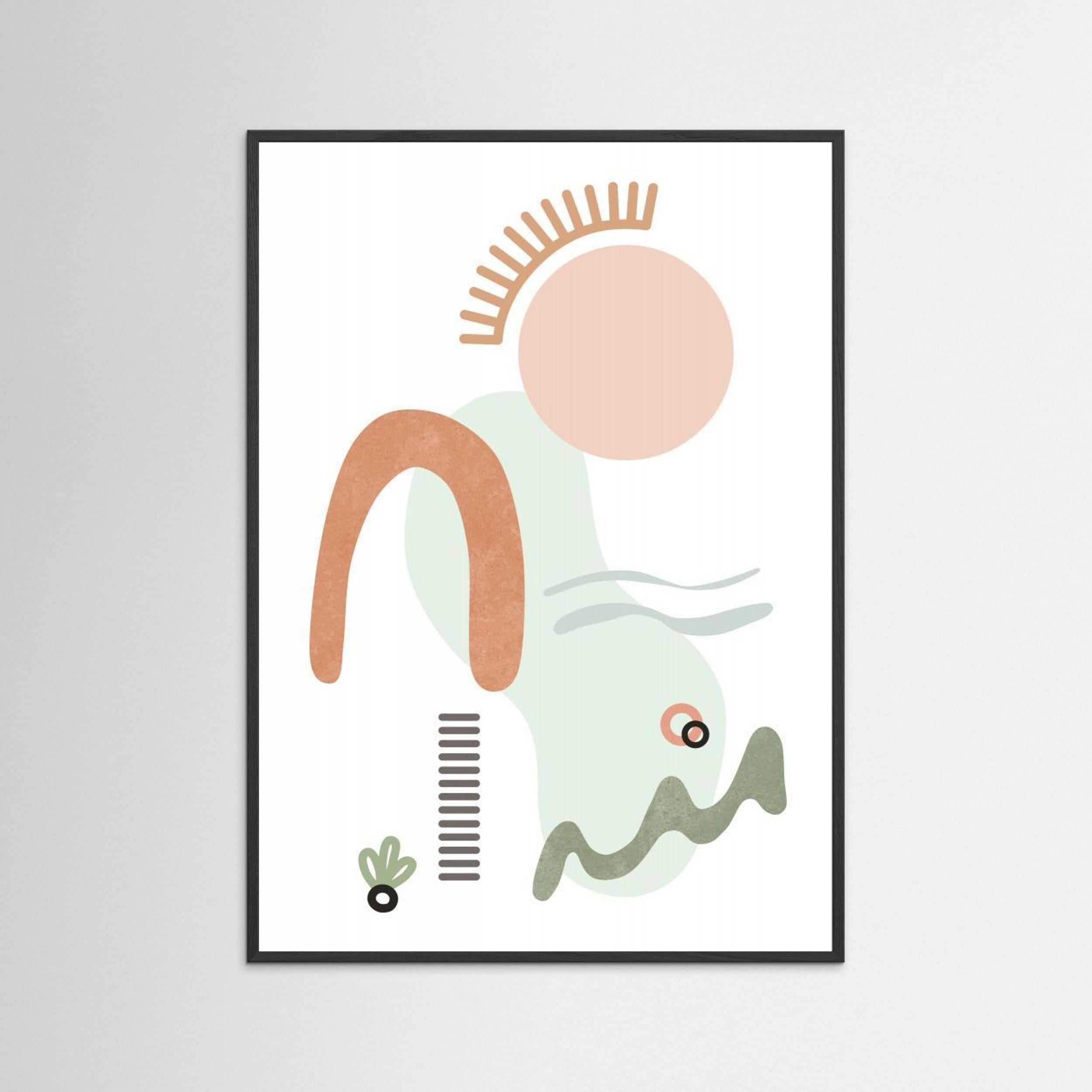 Tropical Villa Color and Shapes 20 by Amini54