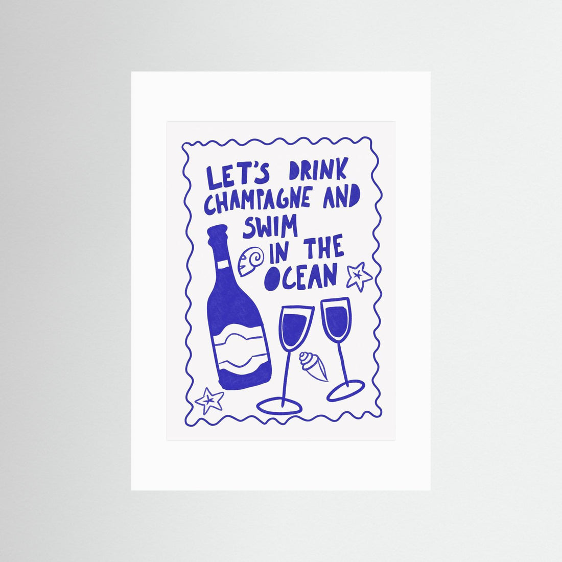 Champagne by the ocean by Athene Fritsch