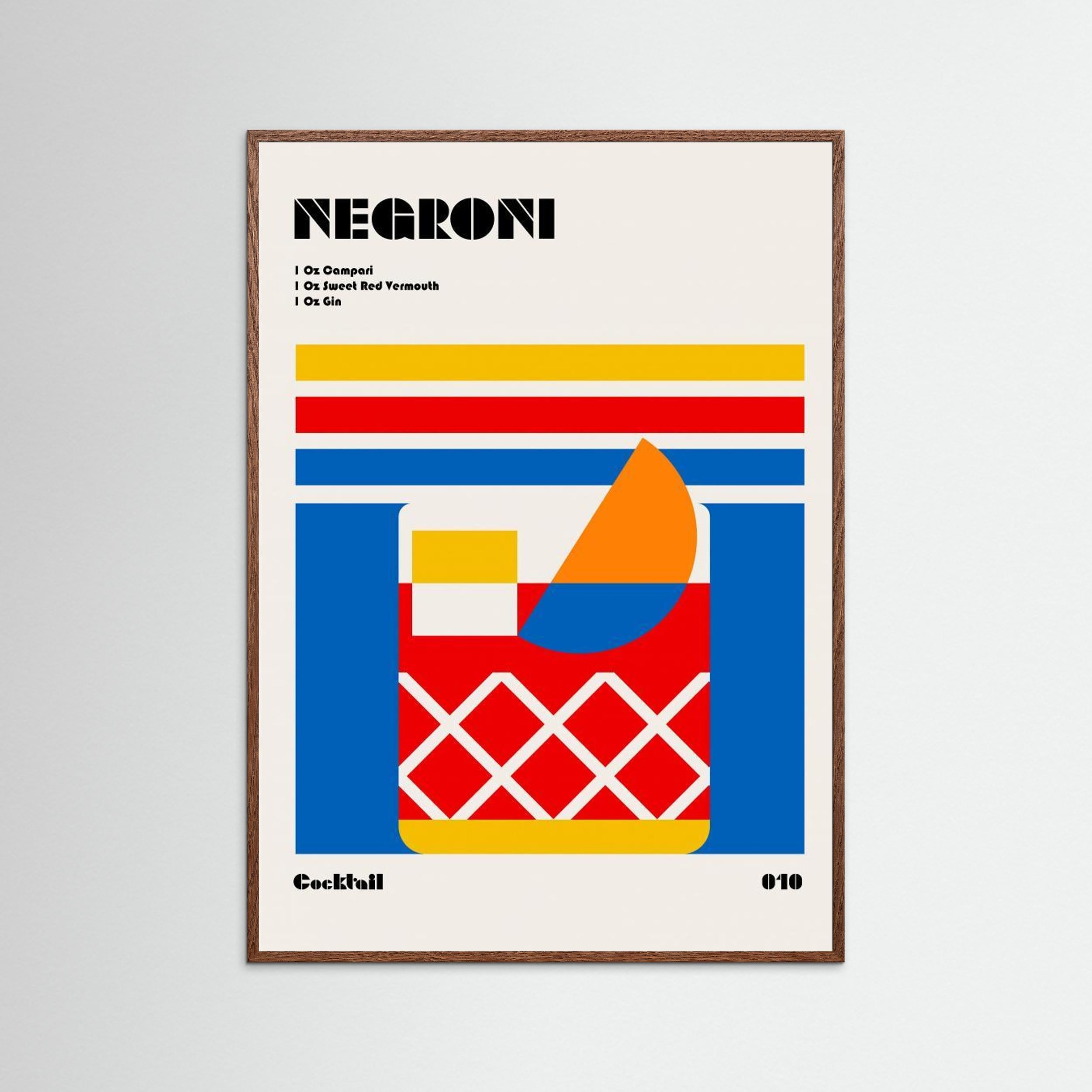 Negroni Bauhaus Cocktail by Retrodrome