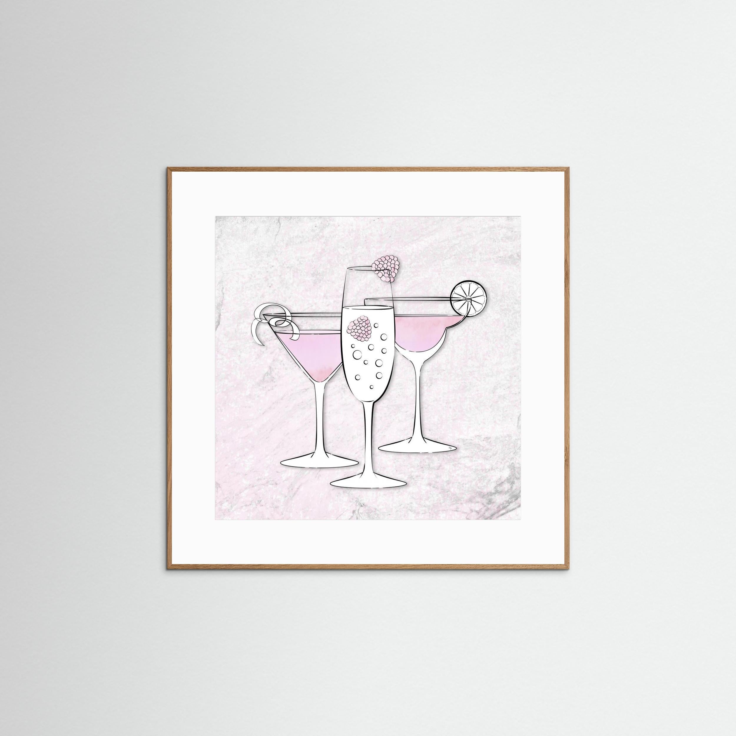 Pink Drinks by Martina