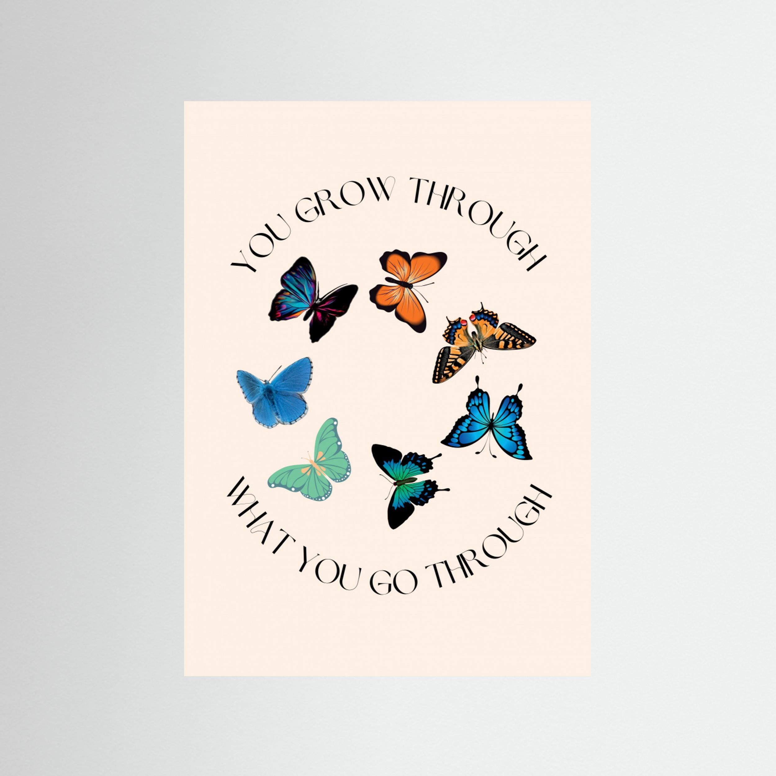 Butterfly Print by Nazma Khokhar