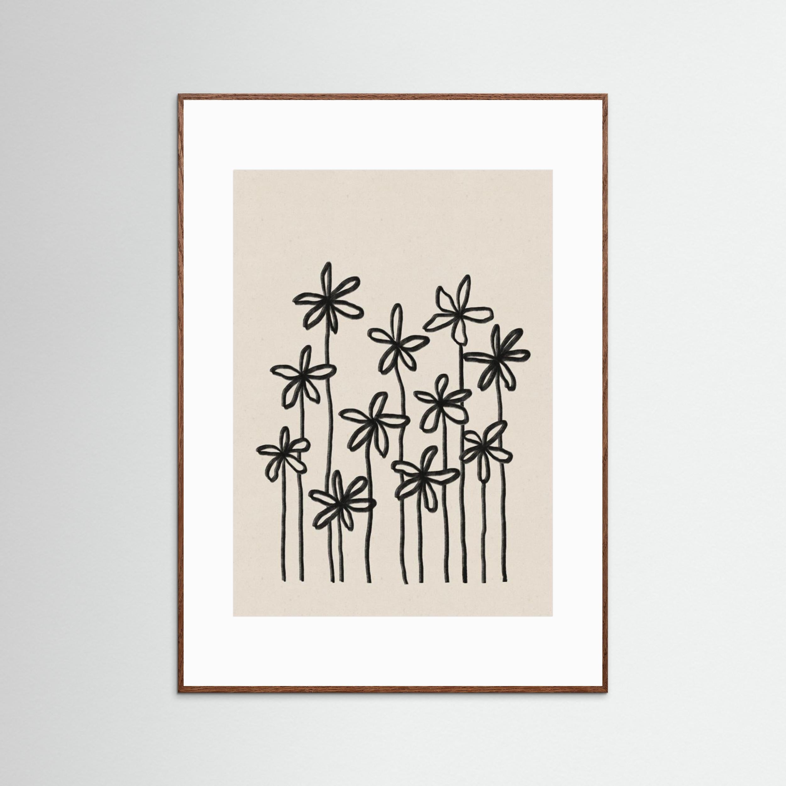 A Field Of Flowers by Alisa Galitsyna - Fine Art Paper Print - dreamtprint.art - 14 x 21 cm / 5 x 8″ (A5)