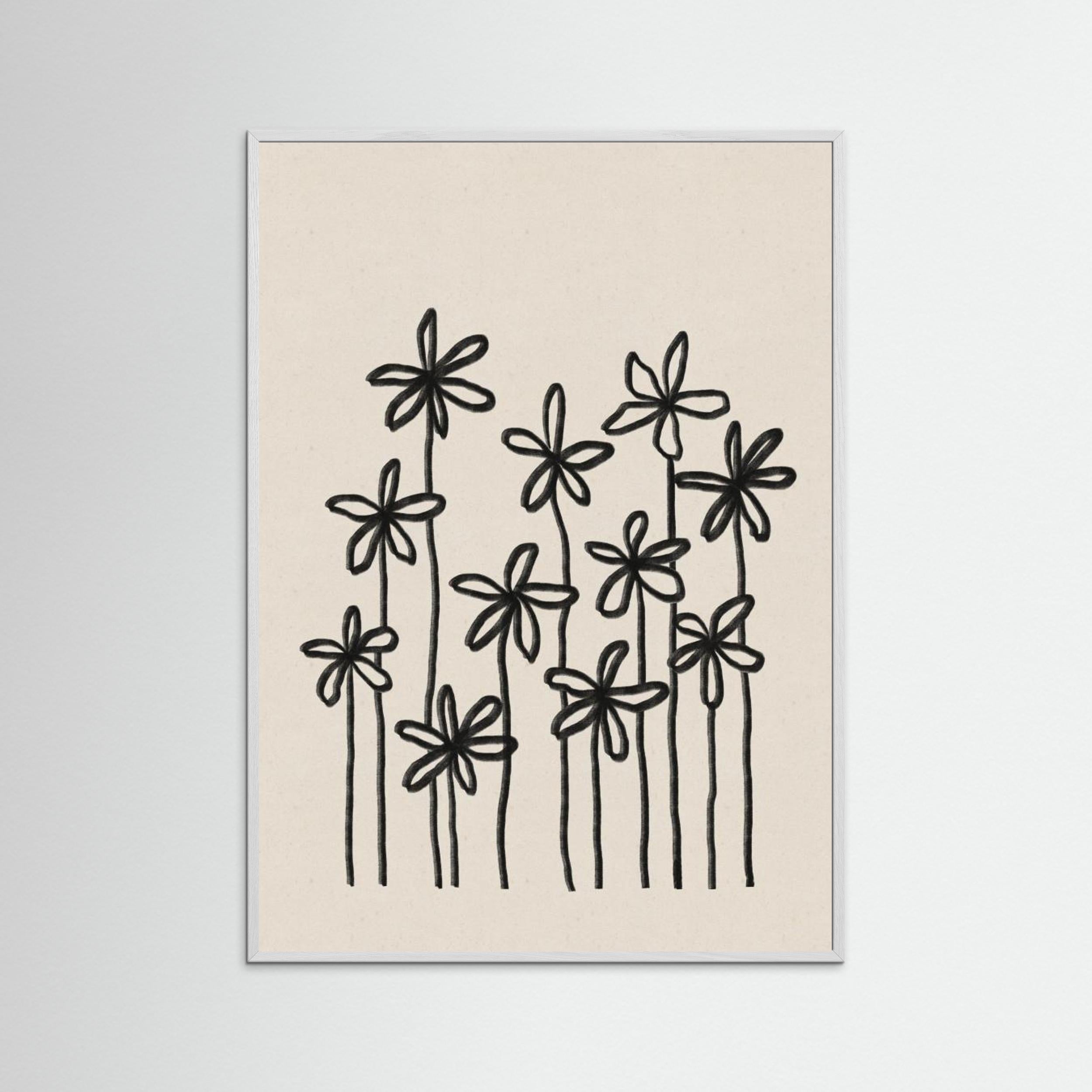 A Field Of Flowers by Alisa Galitsyna - Fine Art Paper Print - dreamtprint.art - 14 x 21 cm / 5 x 8″ (A5)