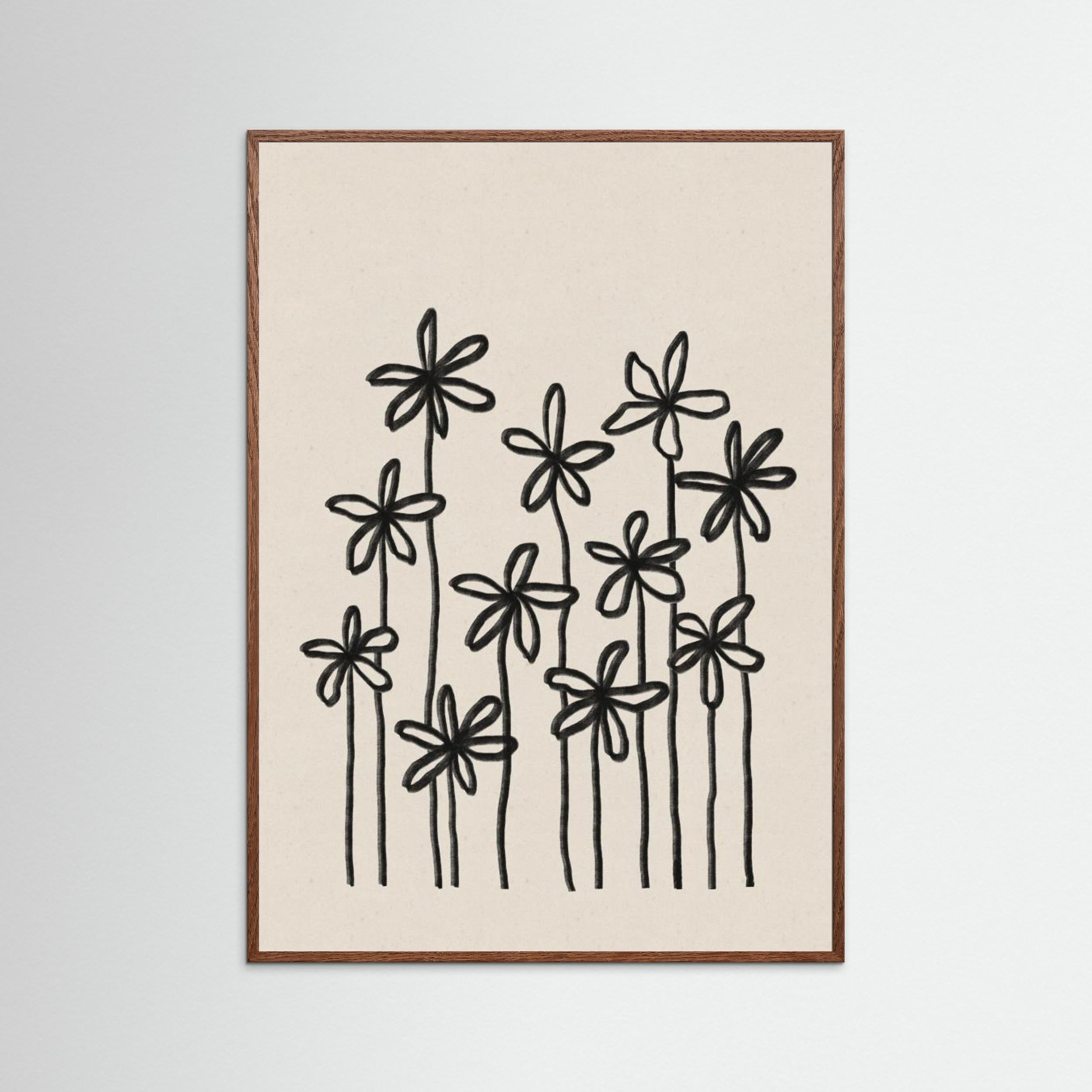 A Field Of Flowers by Alisa Galitsyna - Fine Art Paper Print - dreamtprint.art - 14 x 21 cm / 5 x 8″ (A5)