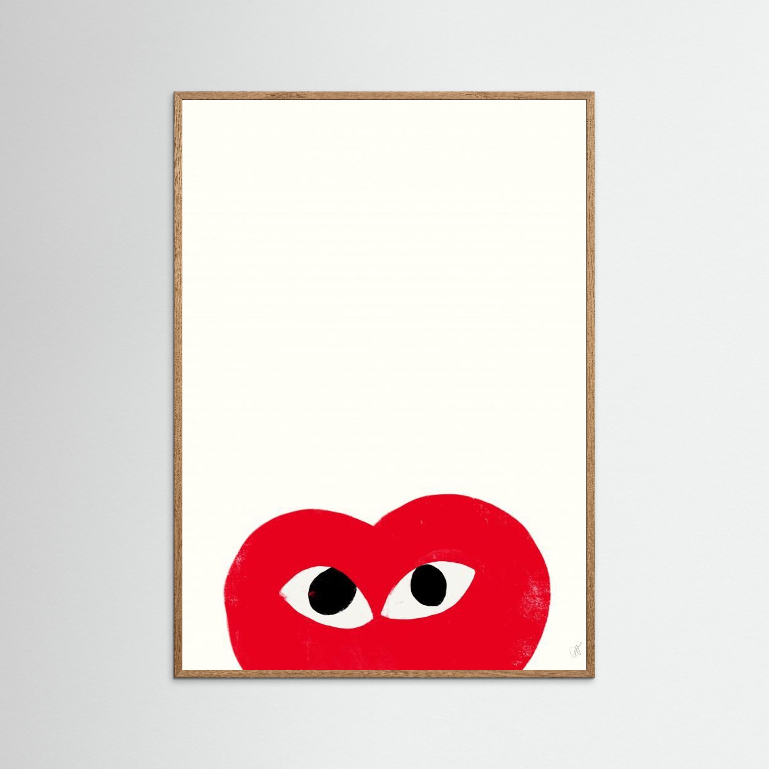 Red heart by Anne Marie Volfova