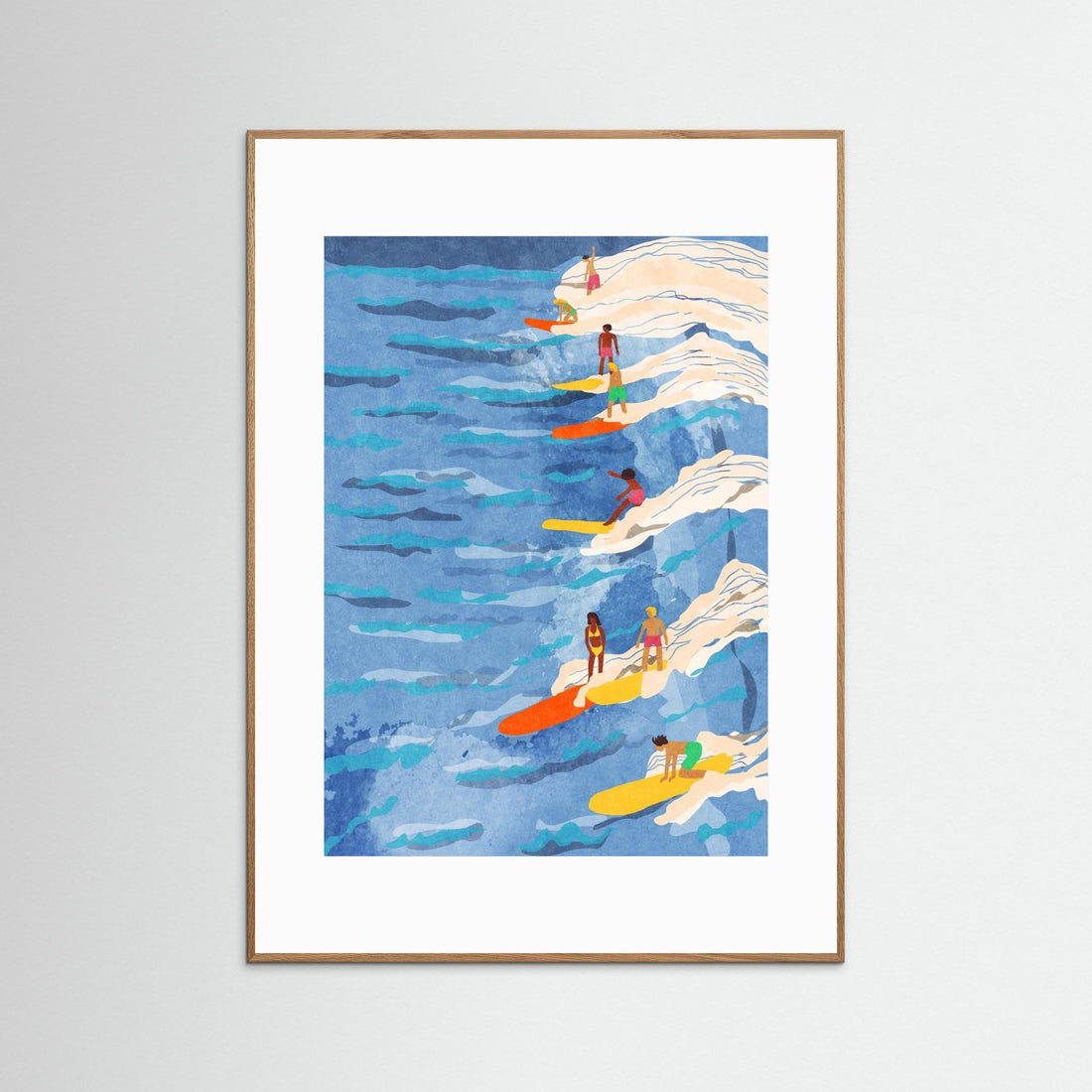 chilled surfing by Raissa Oltmanns