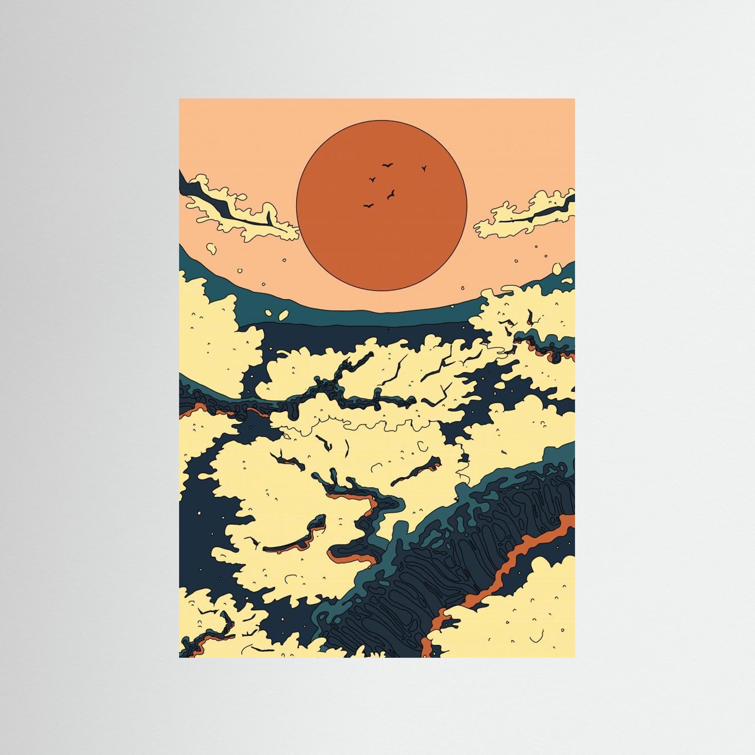 Japanese Sunset by Nicholas