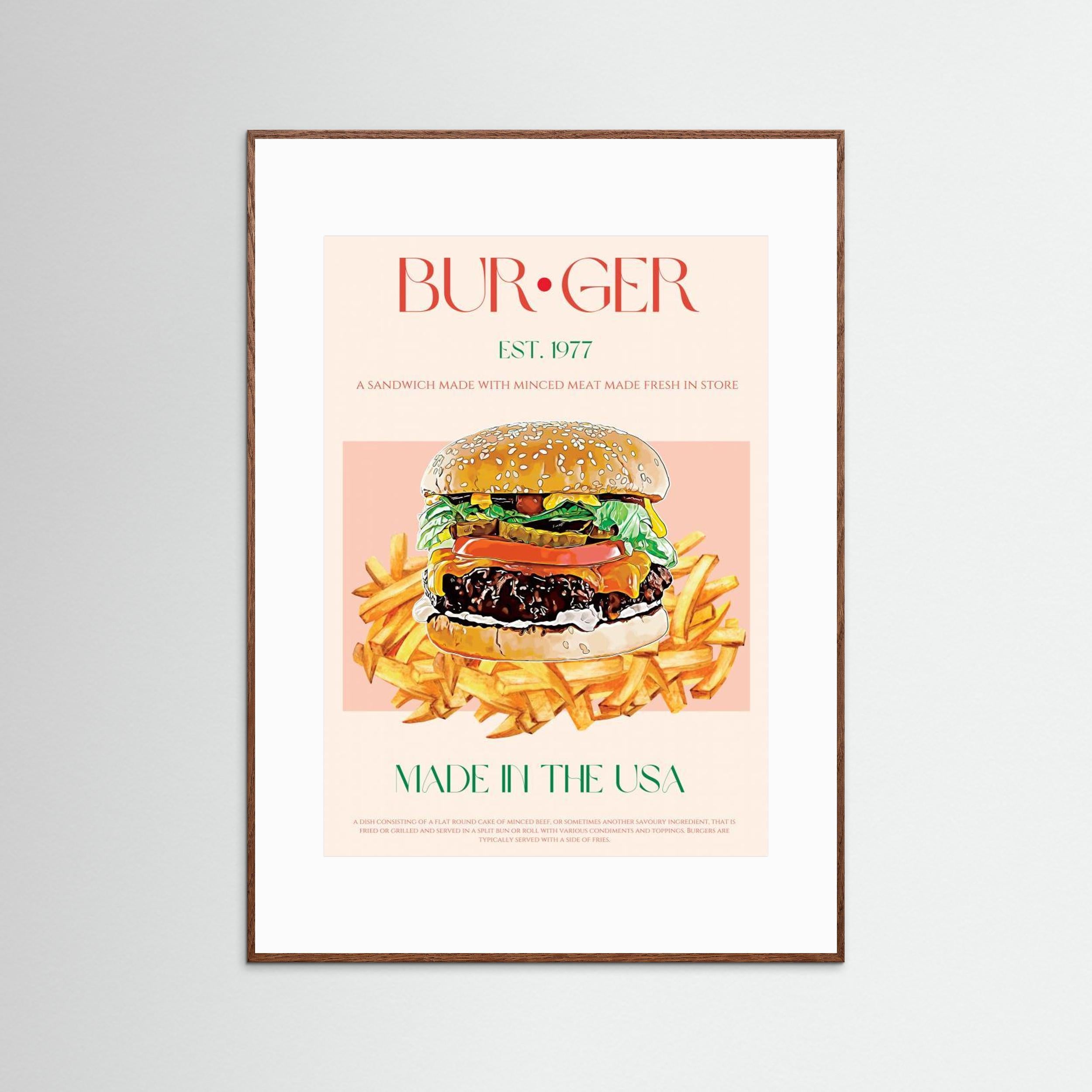 23ratioburgerprint by Nazma Khokhar