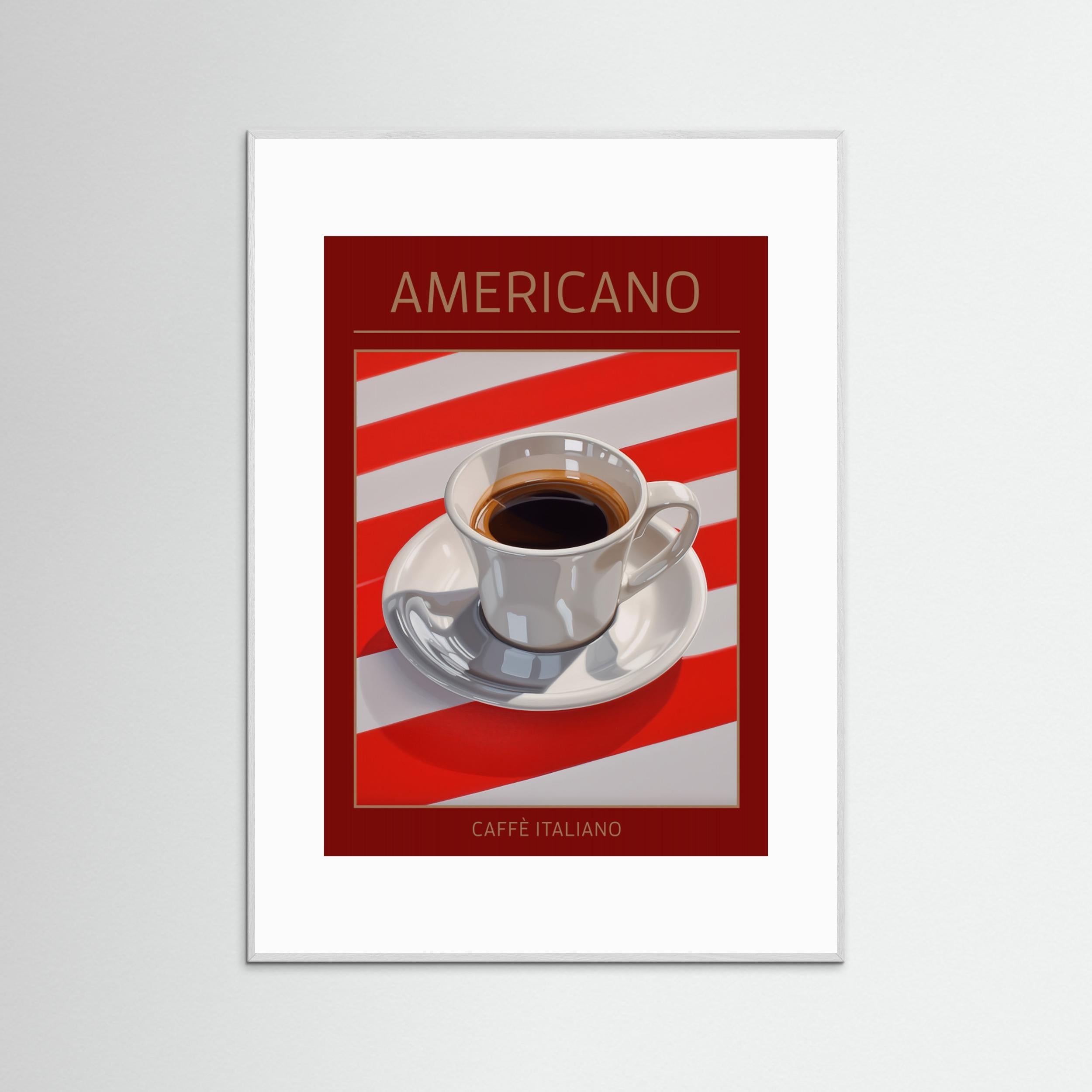 Americano Coffee by Andreas Magnusson - Fine Art Paper Print - dreamtprint.art - 14 x 21 cm / 5 x 8″ (A5)