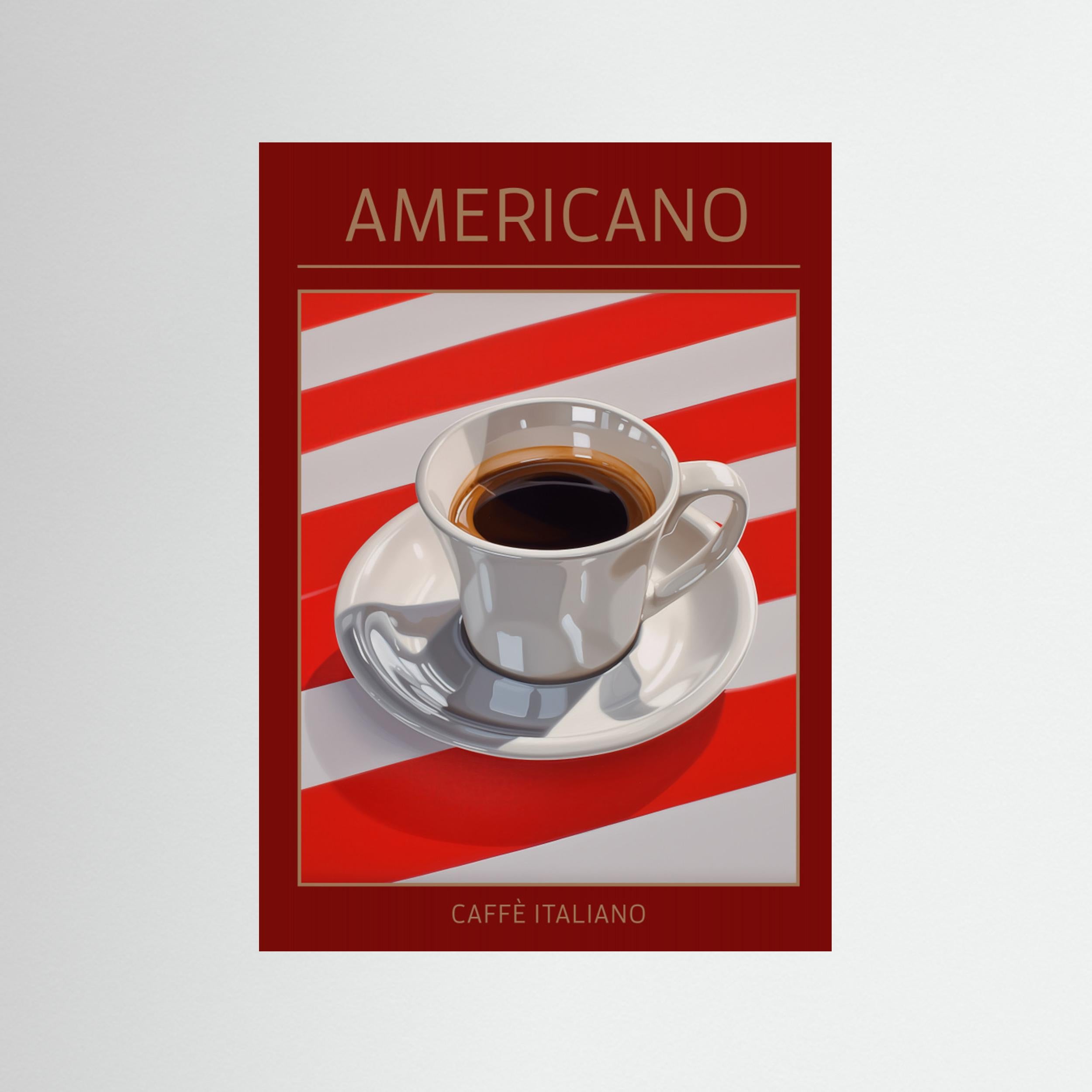 Americano Coffee by Andreas Magnusson - Fine Art Paper Print - dreamtprint.art - 14 x 21 cm / 5 x 8″ (A5)