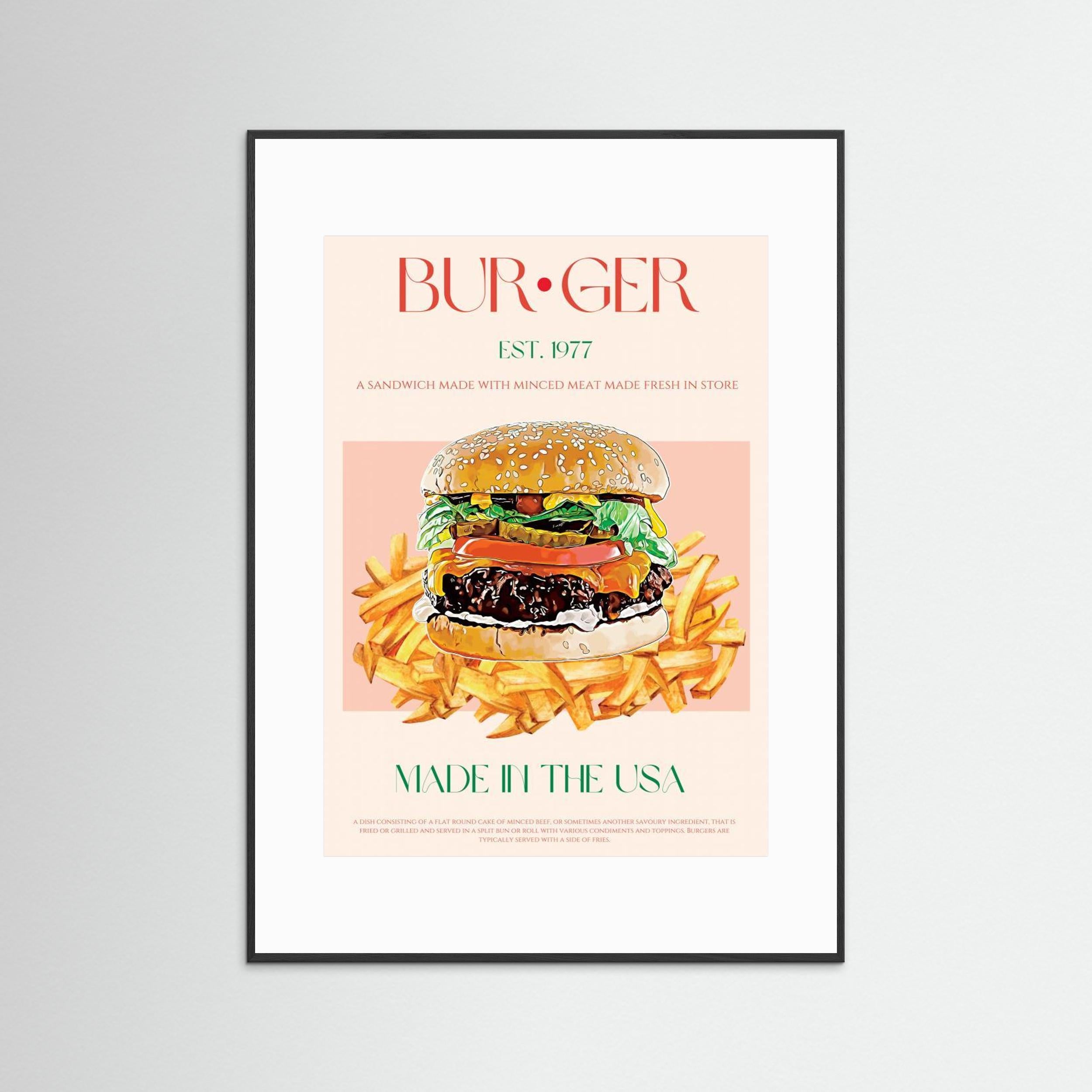 23ratioburgerprint by Nazma Khokhar