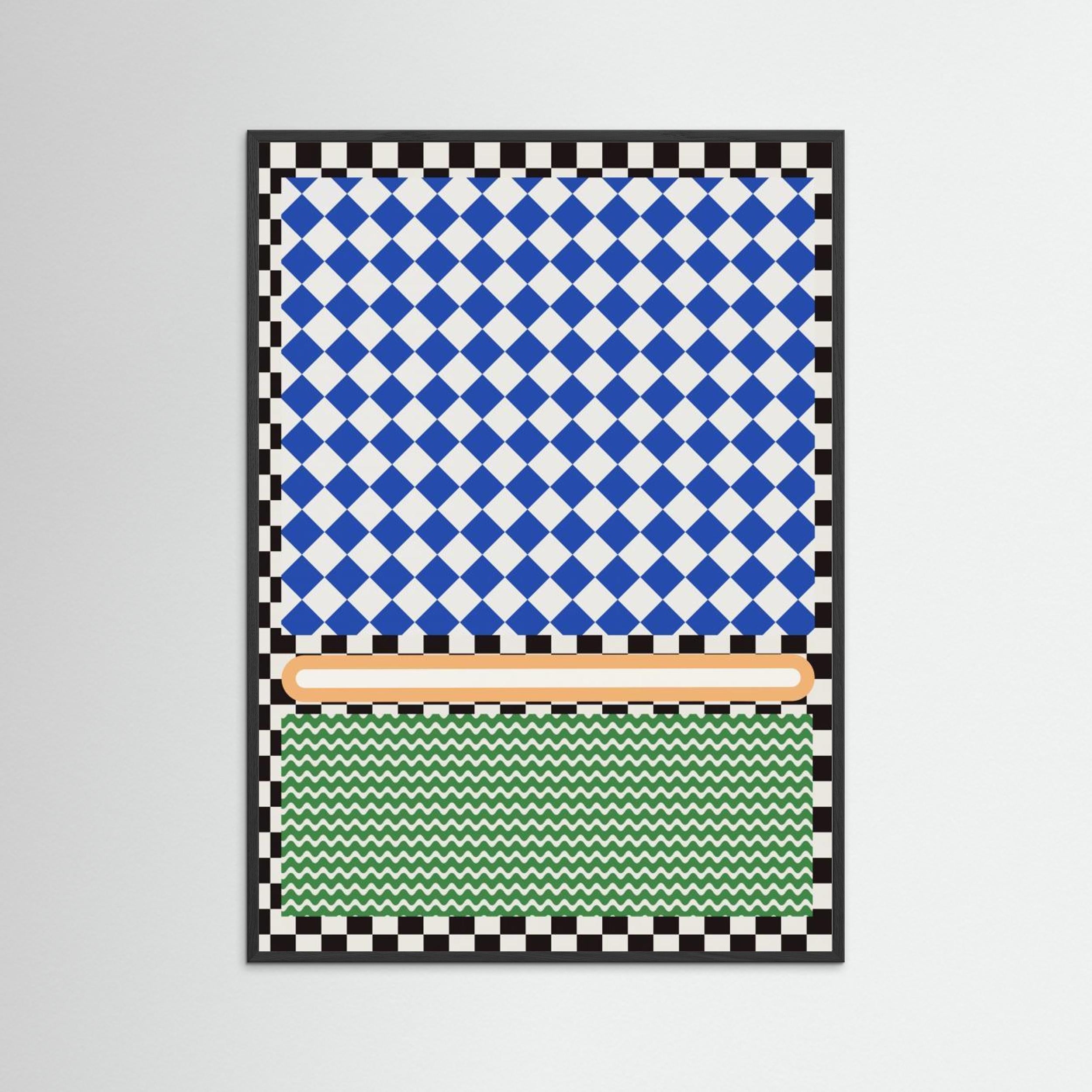Checkered rothko inspirration by Little Dean