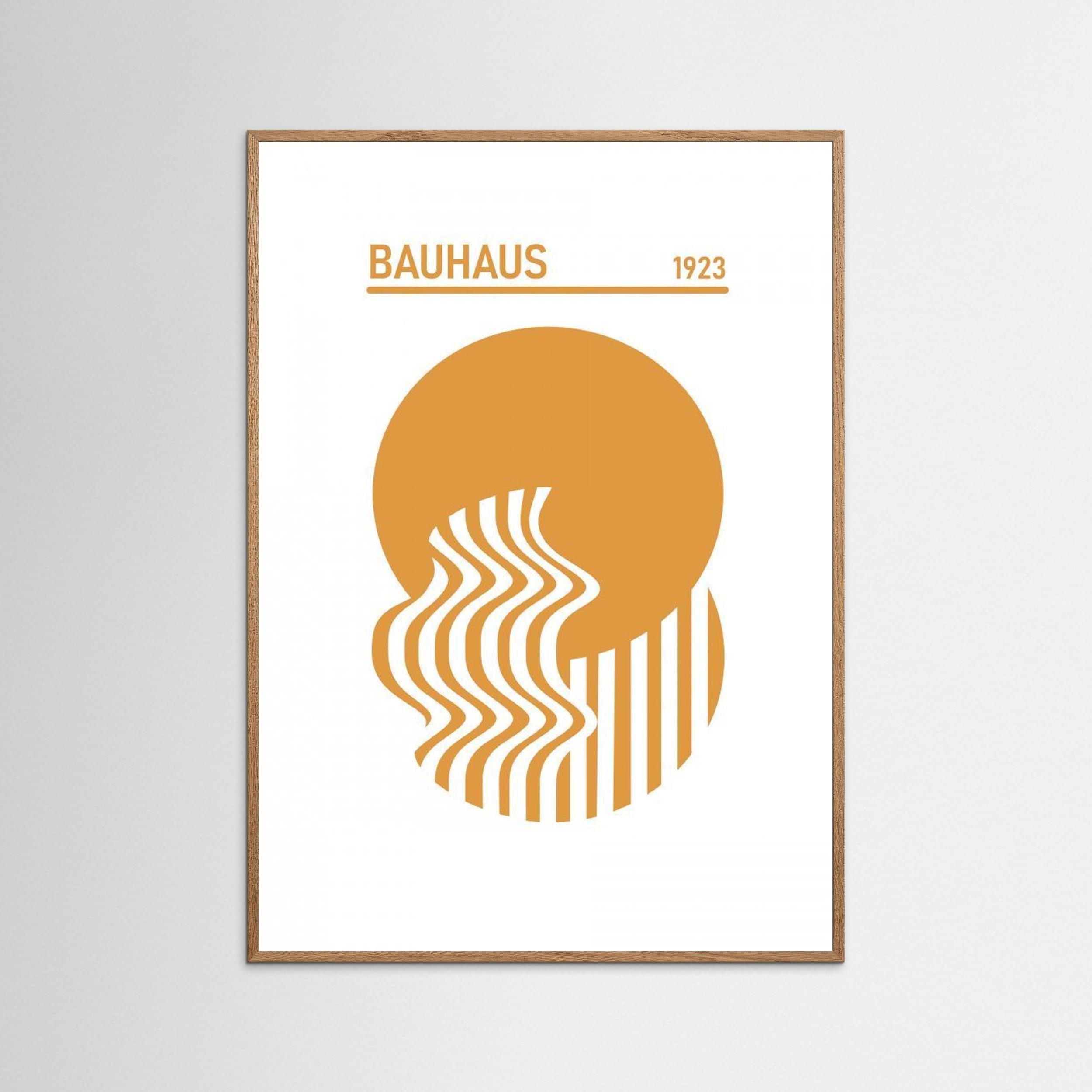 Bauhaus Cirkles by Sannel Larson - Fine Art Paper Print - dreamtprint.art - 14 x 21 cm / 5 x 8″ (A5)
