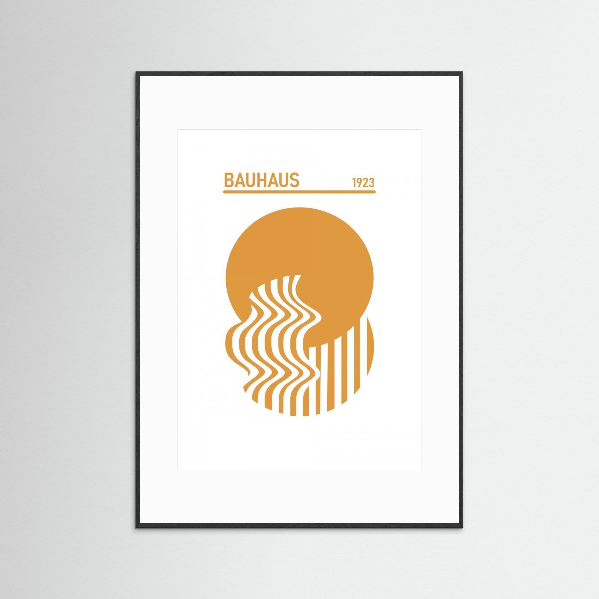 Bauhaus Cirkles by Sannel Larson - Fine Art Paper Print - dreamtprint.art - 14 x 21 cm / 5 x 8″ (A5)