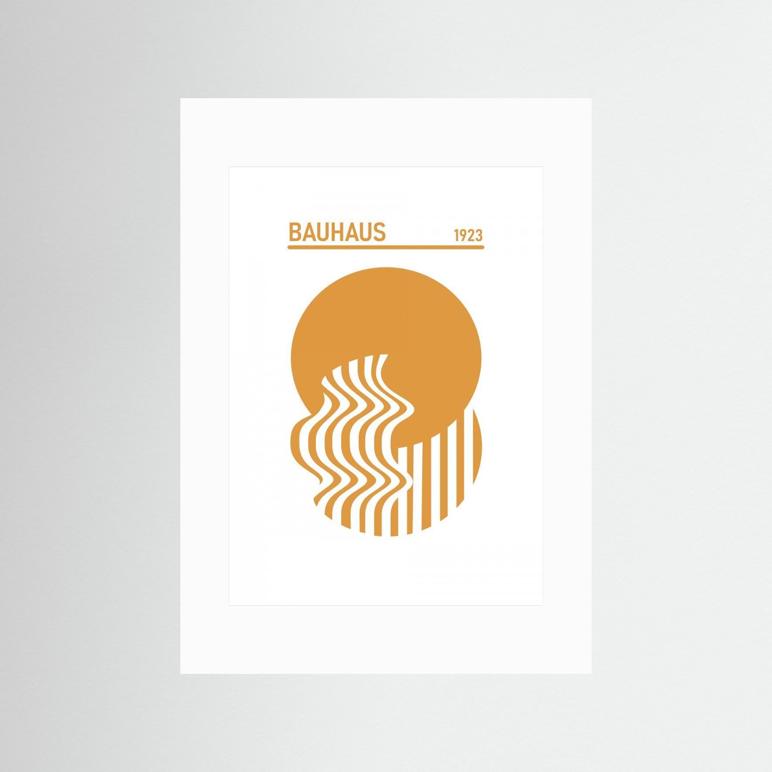 Bauhaus Cirkles by Sannel Larson - Fine Art Paper Print - dreamtprint.art - 14 x 21 cm / 5 x 8″ (A5)