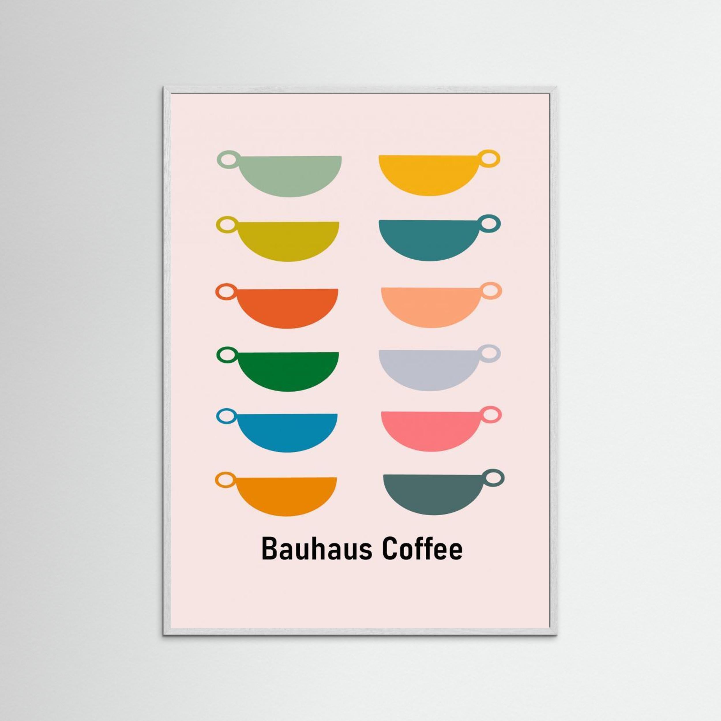 Bauhaus Coffee by Sannel Larson - Fine Art Paper Print - dreamtprint.art - 14 x 21 cm / 5 x 8″ (A5)