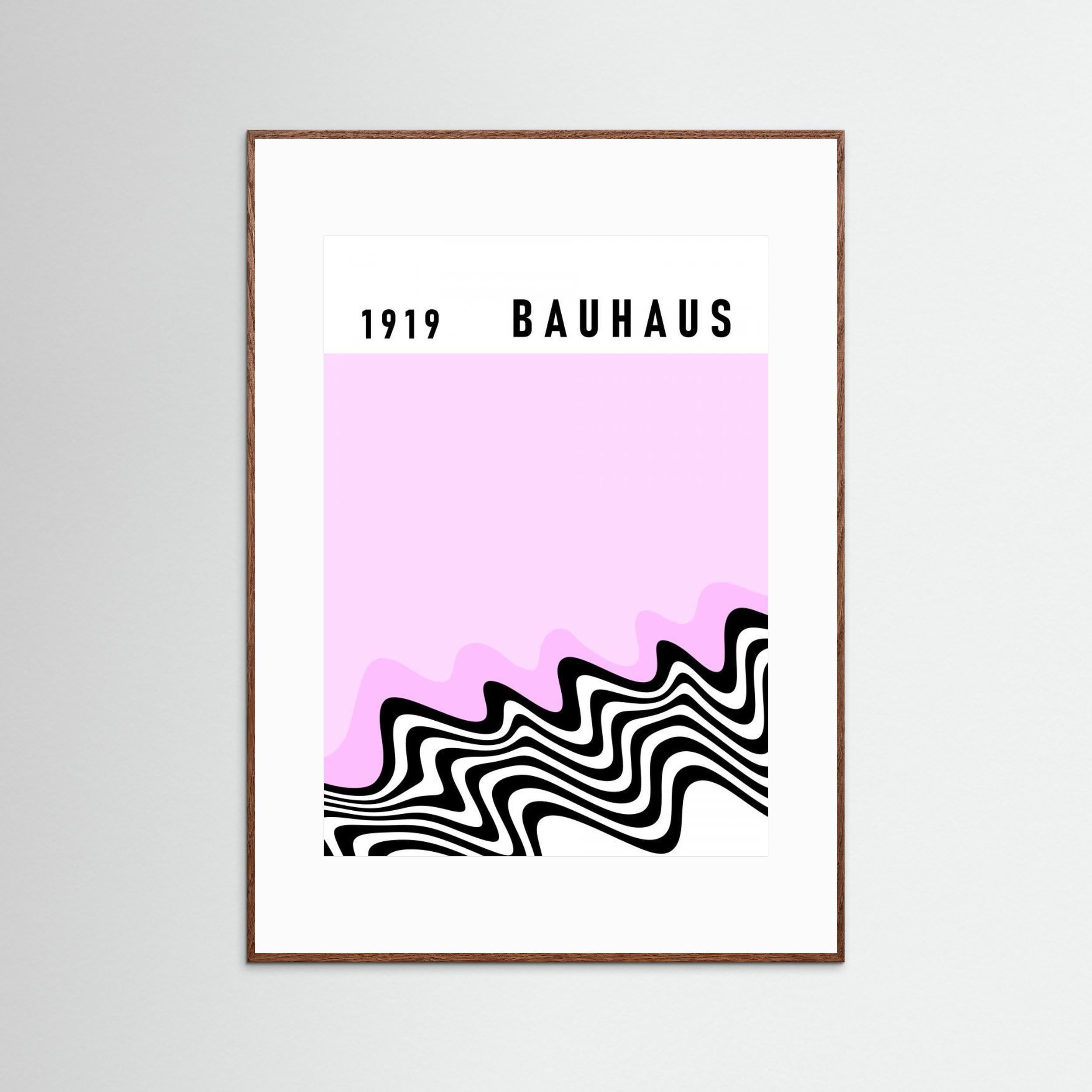 Bauhaus Pink by Sannel Larson - Fine Art Paper Print - dreamtprint.art - 14 x 21 cm / 5 x 8″ (A5)