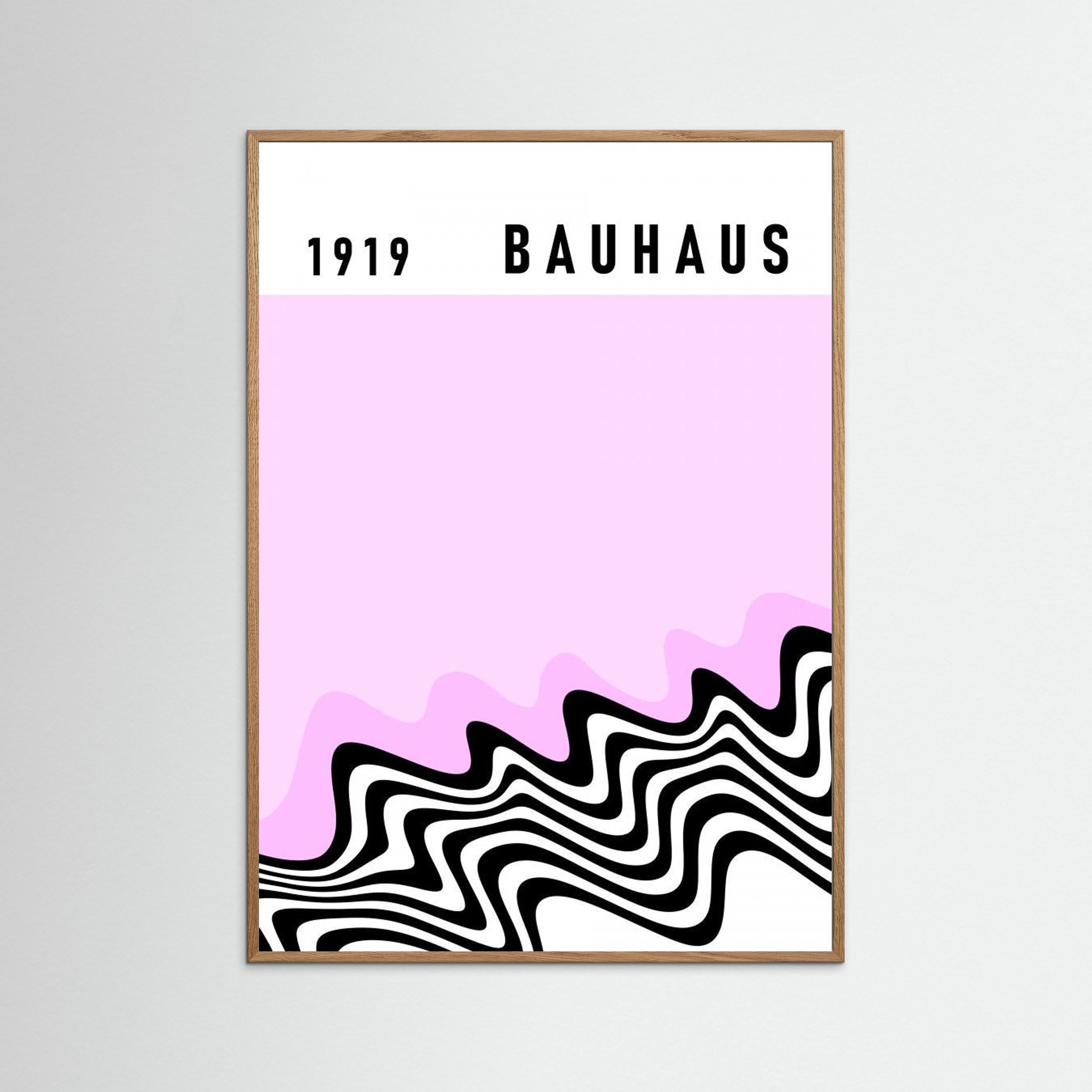 Bauhaus Pink by Sannel Larson - Fine Art Paper Print - dreamtprint.art - 14 x 21 cm / 5 x 8″ (A5)