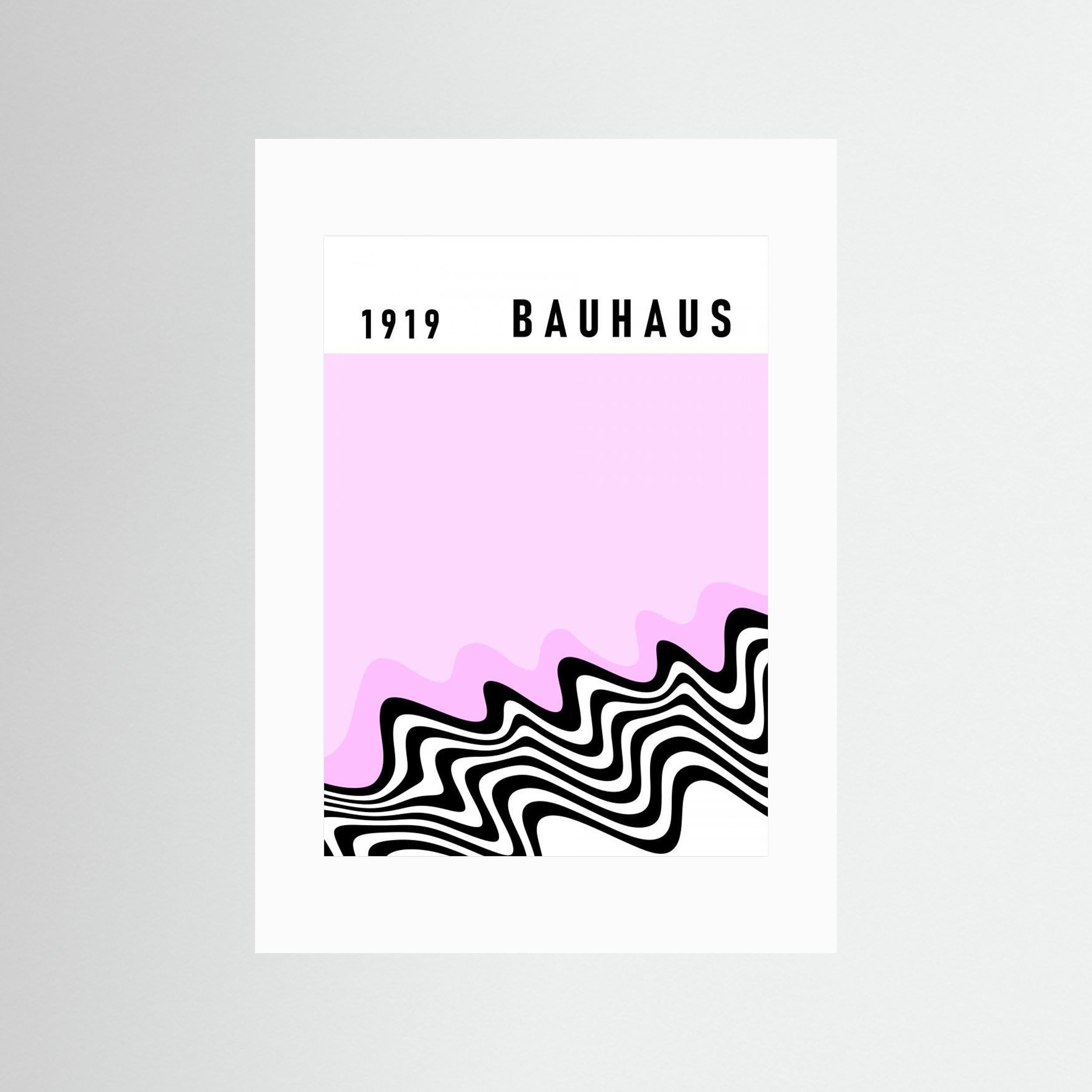 Bauhaus Pink by Sannel Larson - Fine Art Paper Print - dreamtprint.art - 14 x 21 cm / 5 x 8″ (A5)