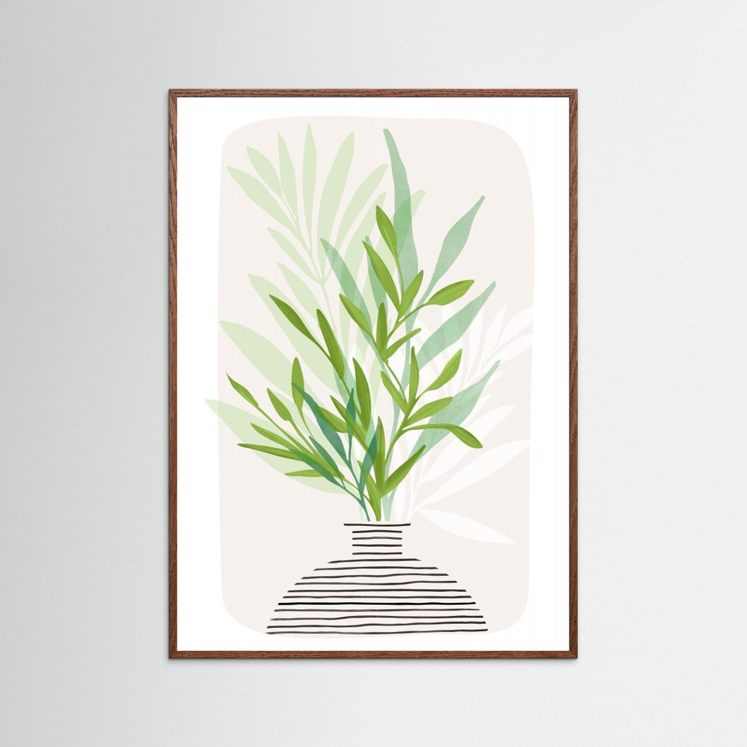 Painted Olive Branch Still Life by Kristian Gallagher