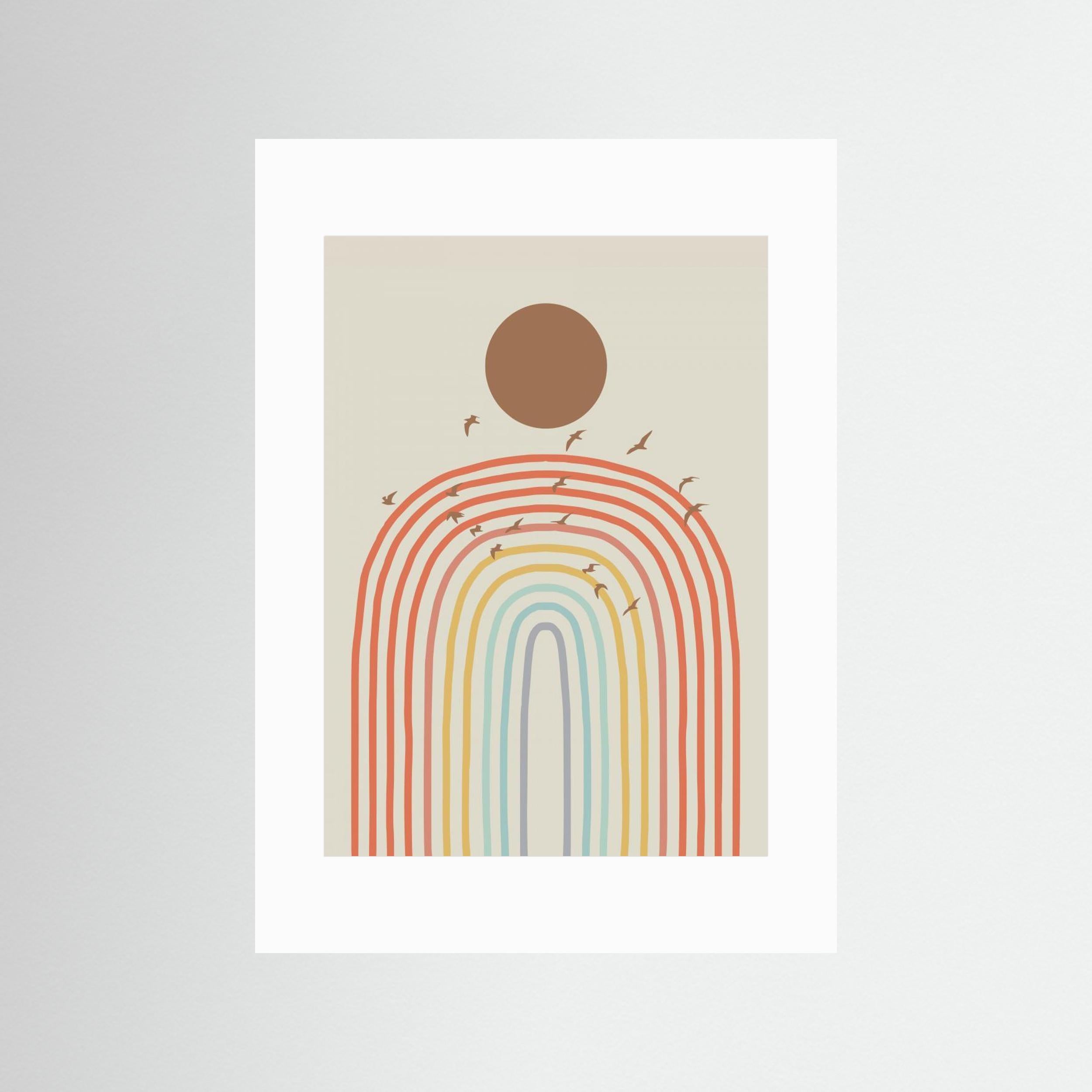 Rainbow Arch and Birds by Little Dean