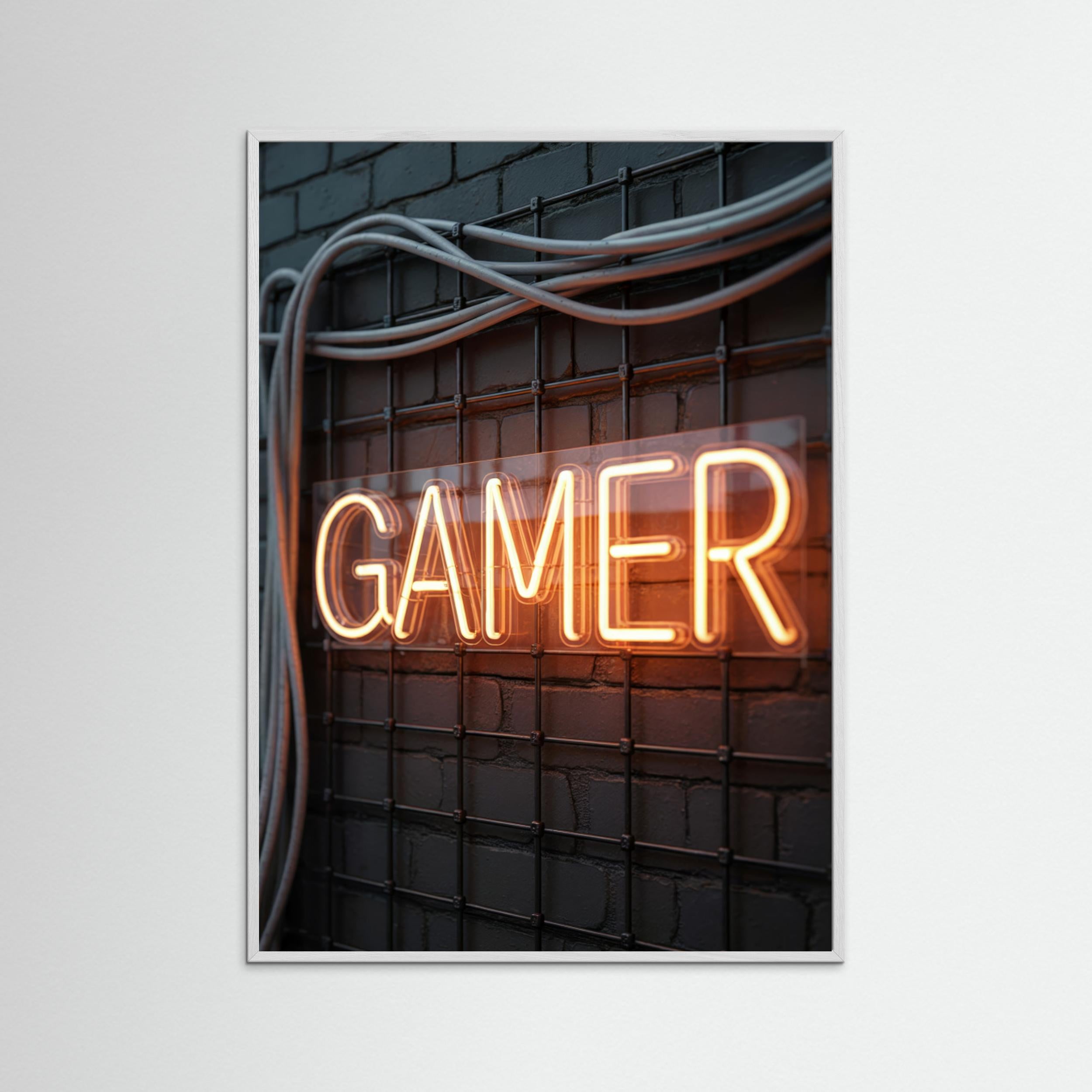 Gamer sign by Andreas Magnusson