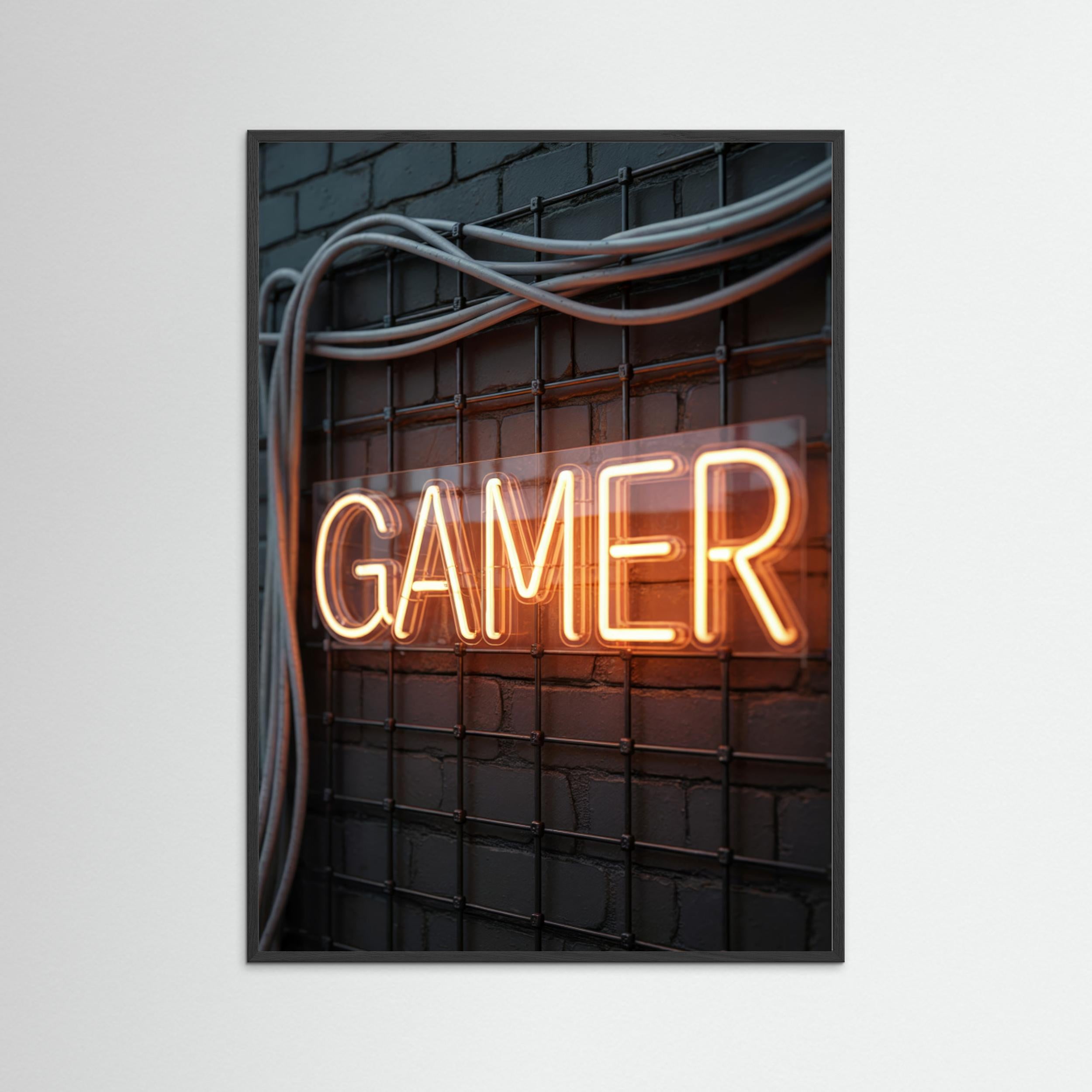 Gamer sign by Andreas Magnusson
