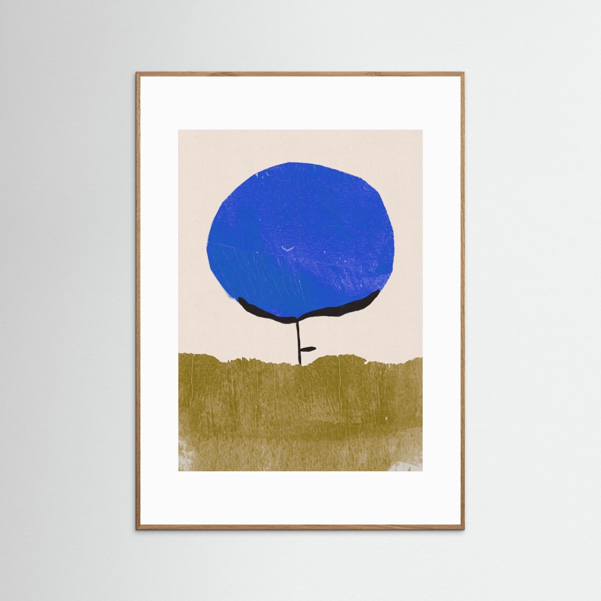 Blue Flower by Alisa Galitsyna - Fine Art Paper Print - dreamtprint.art - 14 x 21 cm / 5 x 8″ (A5)