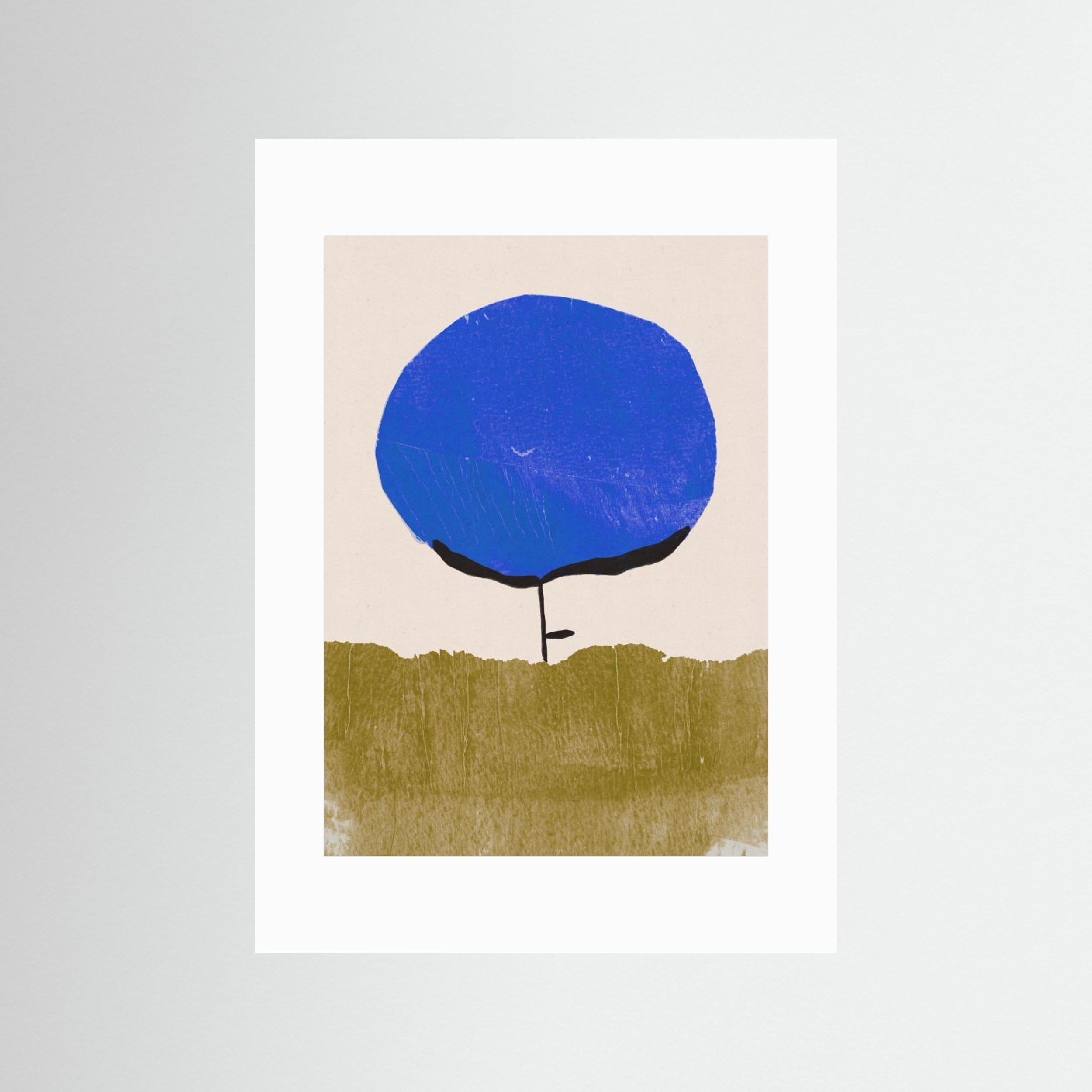 Blue Flower by Alisa Galitsyna - Fine Art Paper Print - dreamtprint.art - 14 x 21 cm / 5 x 8″ (A5)