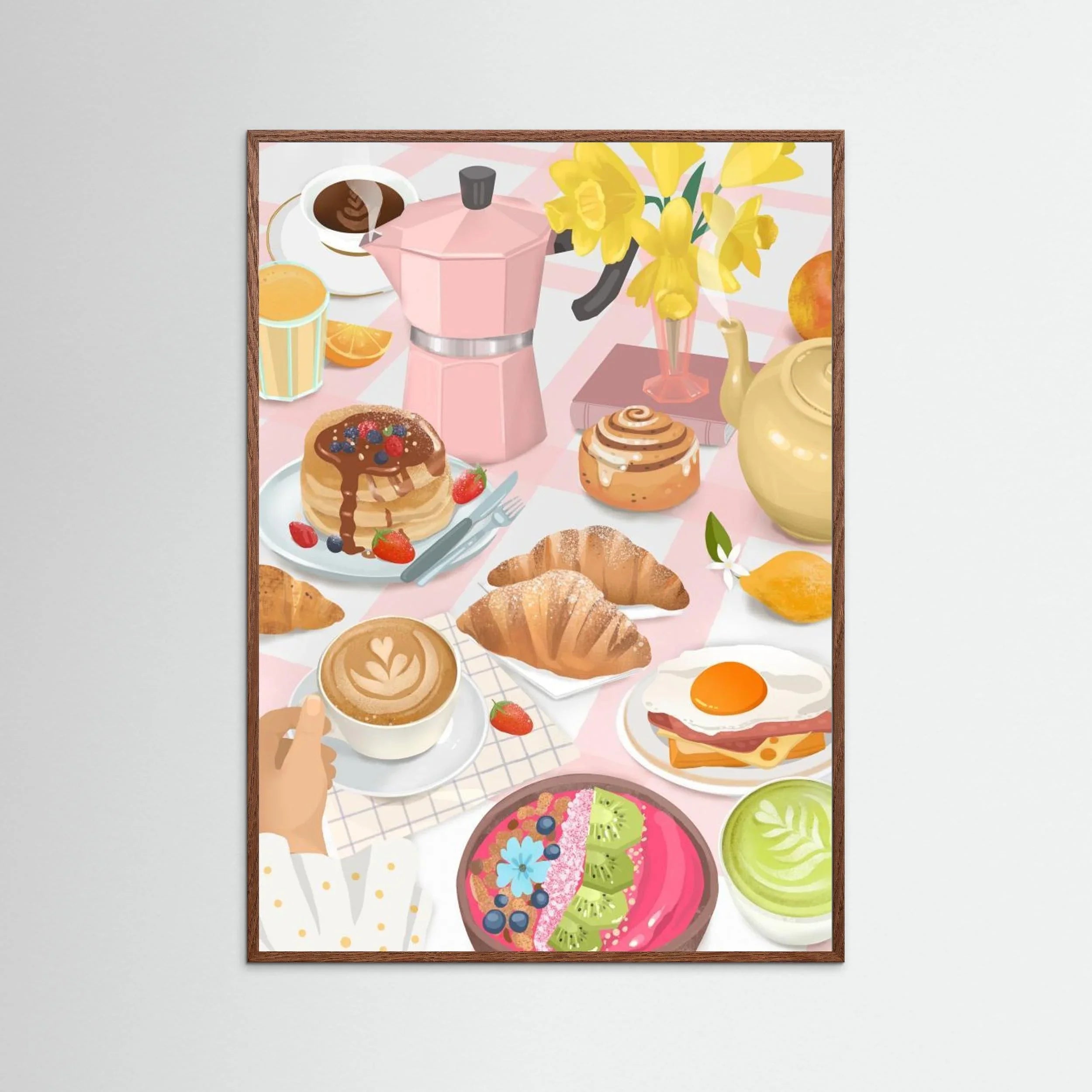 Breakfast &amp; Brunch by Petra Lizde - Fine Art Paper Print - dreamtprint.art - 14 x 21 cm / 5 x 8″ (A5)