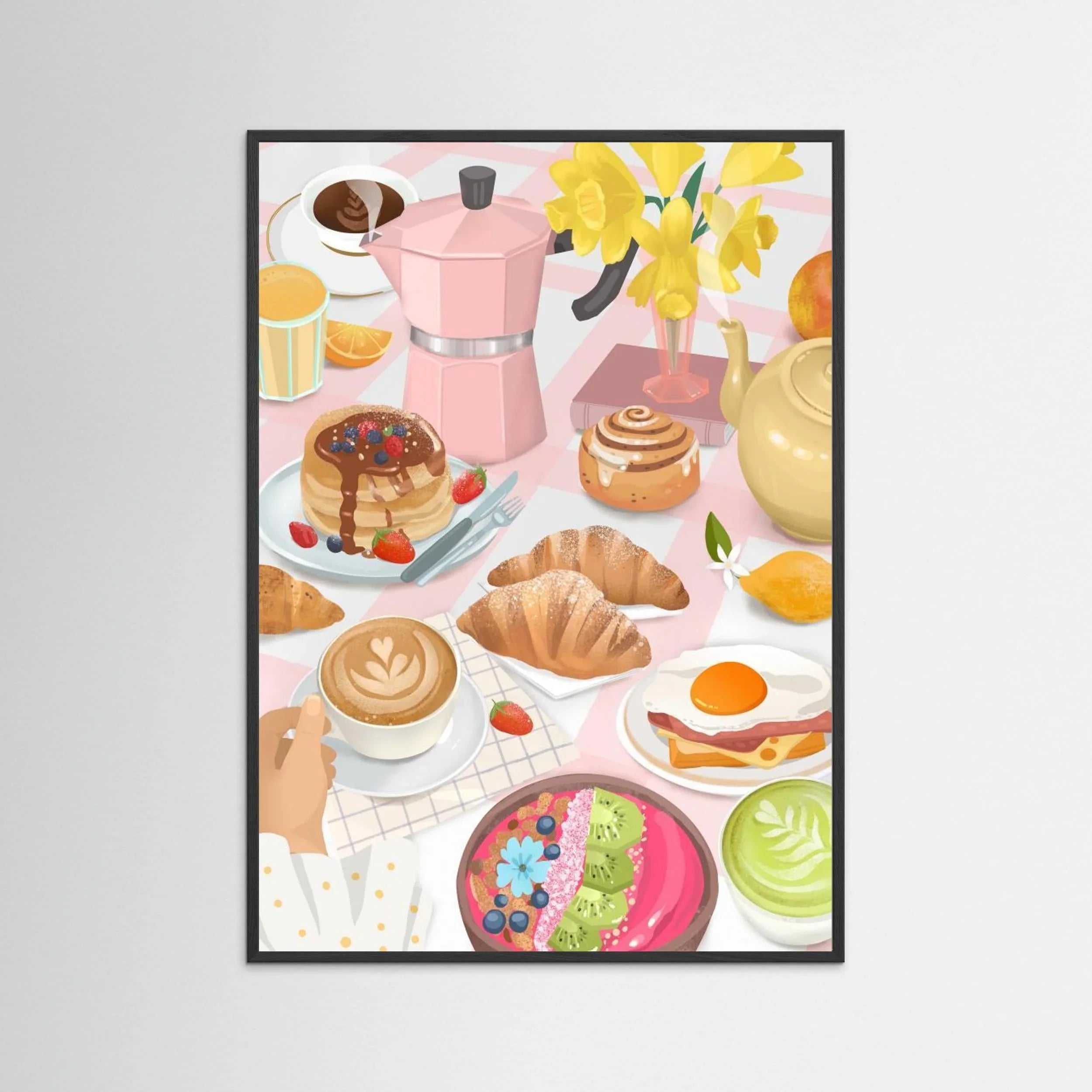 Breakfast &amp; Brunch by Petra Lizde - Fine Art Paper Print - dreamtprint.art - 14 x 21 cm / 5 x 8″ (A5)